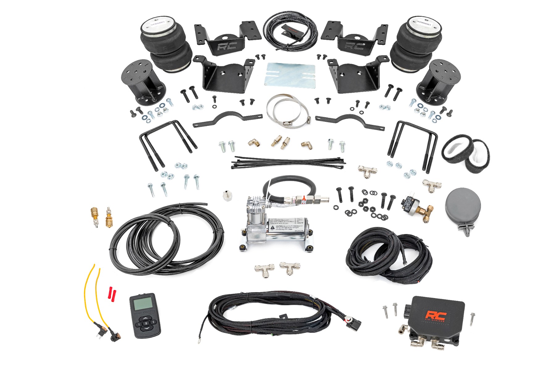 Luftfeder-Set mit Kompressor | Funkfernbedienung | 7,5-Zoll-Lift Kit | Chevy/GMC 2500HD/3500HD (2011–2019)