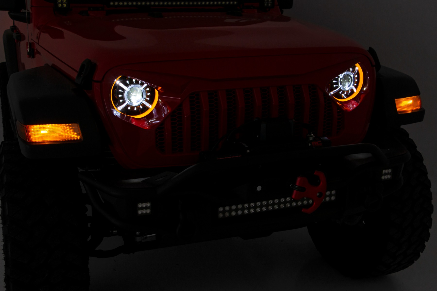 9-Zoll-DRL-Halo-LED-Scheinwerfer | DOT-zugelassen | Jeep Gladiator JT/Wrangler JL (2018–2026) — Bild 6