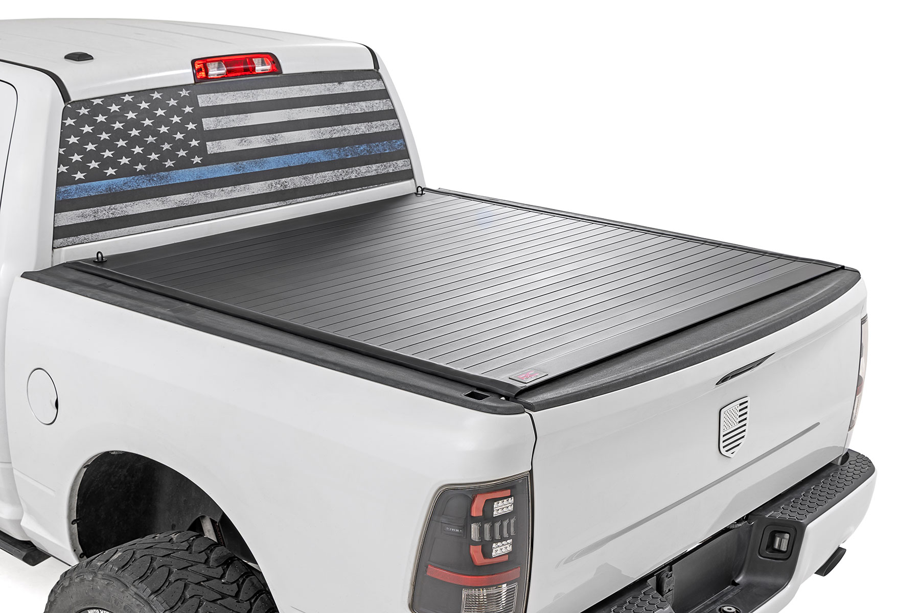 Feste, aufrollbare Ladeflächenabdeckung | 5'7 Zoll Ladefläche | RAM 1500 (09–18)/2500 (09–26)
