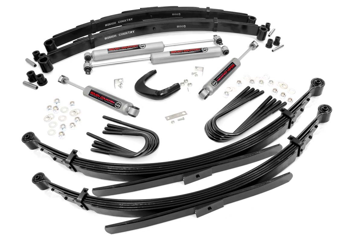 4-Zoll-Lift Kit | 52-Zoll-Hinterradfedern | Chevy/GMC 3/4-Tonnen-Suburban/C25/K25-Pickup (77–87)
