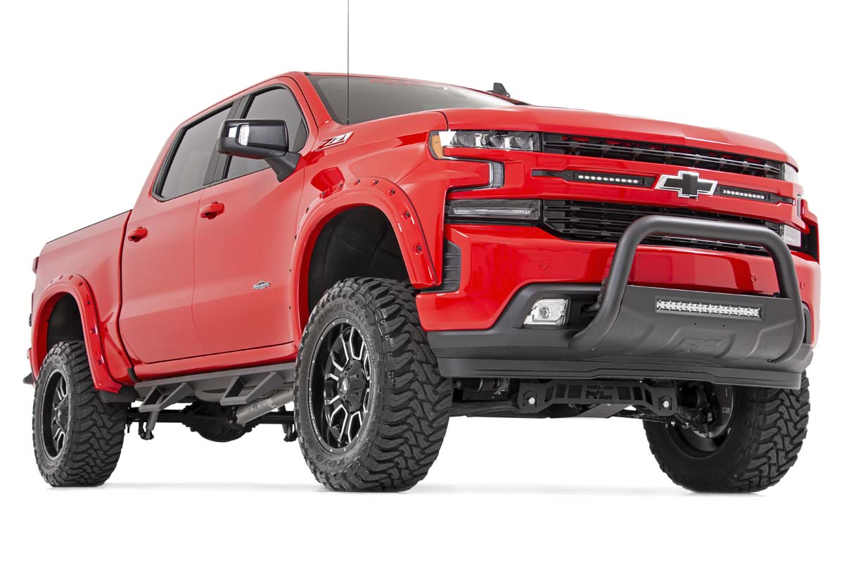 LED-Beleuchtungsset | Montage am Kühlergrill | 10 Zoll Chrom, schlanke Ausführung, Paar | Chevy Silverado 1500 (19–22) — Bild 4