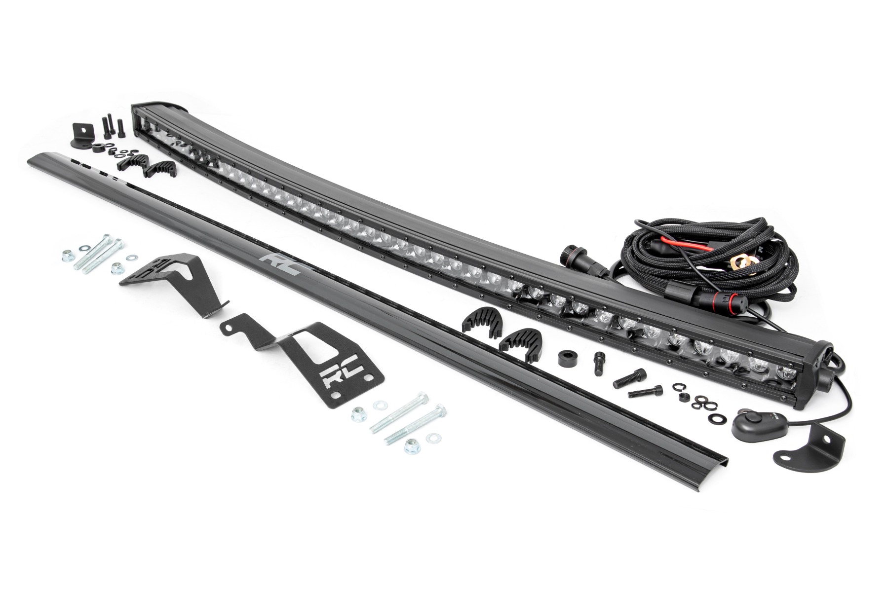 LED-Beleuchtungsset | Frontmontage | 40 Zoll Schwarz, einreihig | Can-Am Commander Max 1000