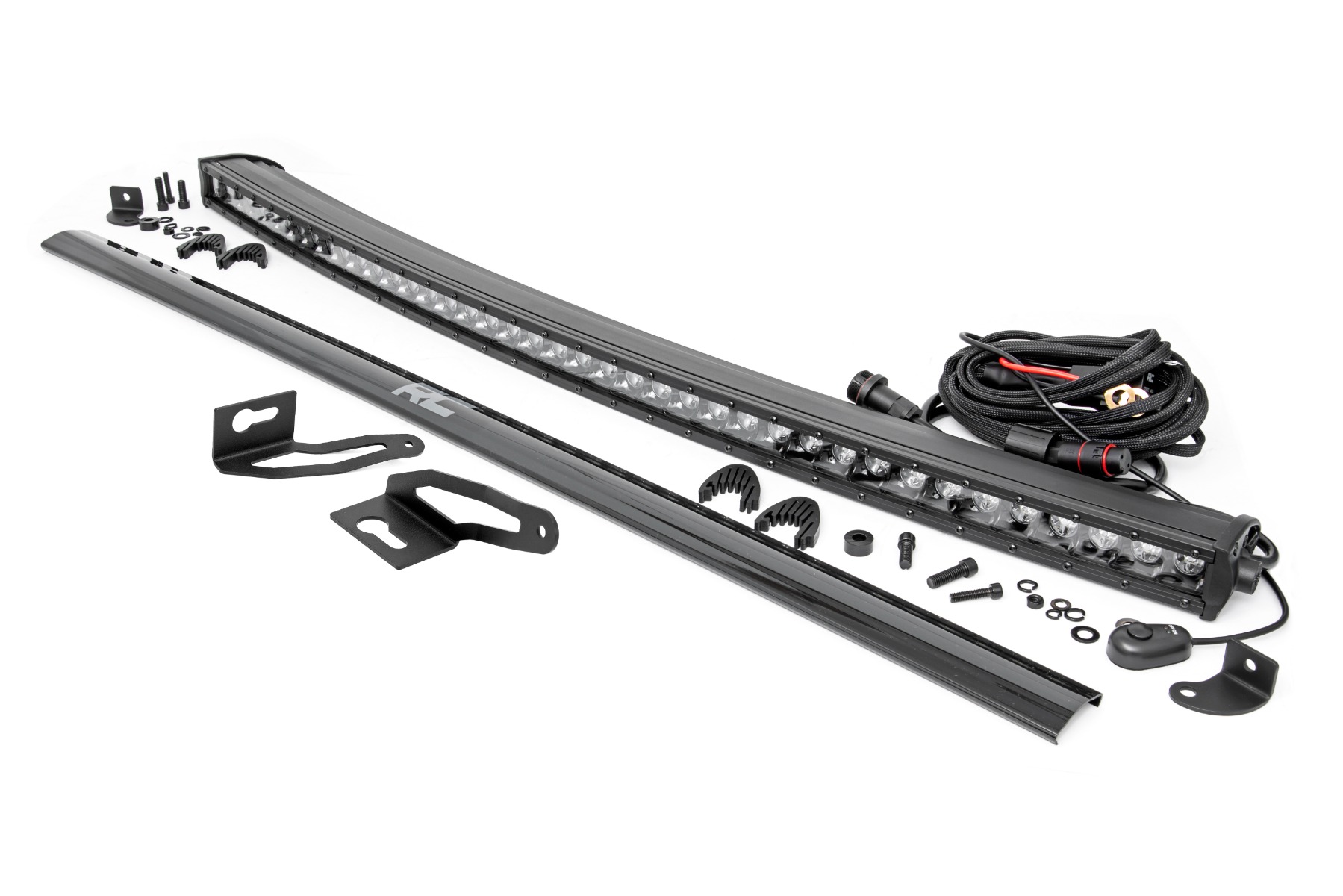 LED-Beleuchtungsset | Dachmontage | 40 Zoll Schwarz, einreihig | Jeep Cherokee KL (14–23) — Bild 5