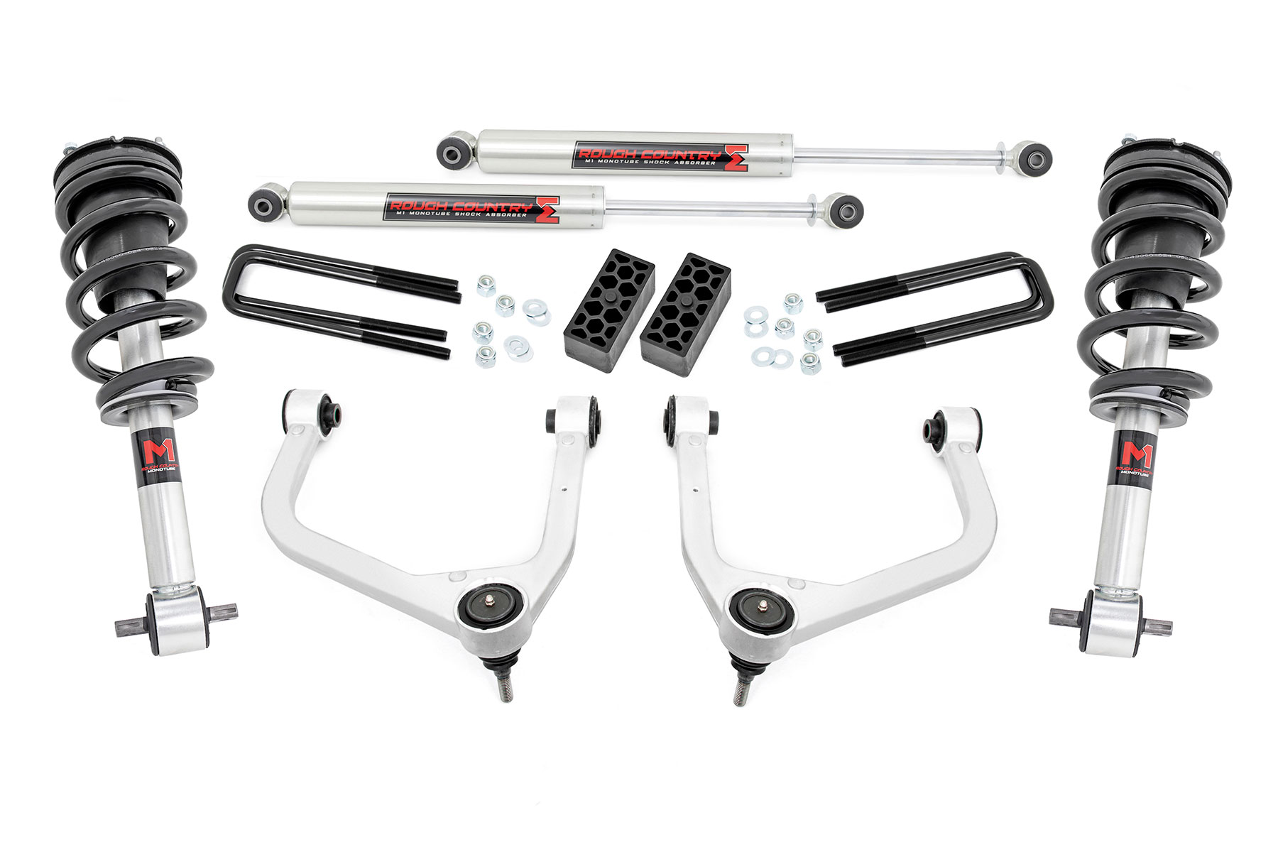 3,5-Zoll-Lift Kit | M1-Federbeine | Chevy Silverado 1500 2WD/4WD (2019–2024)