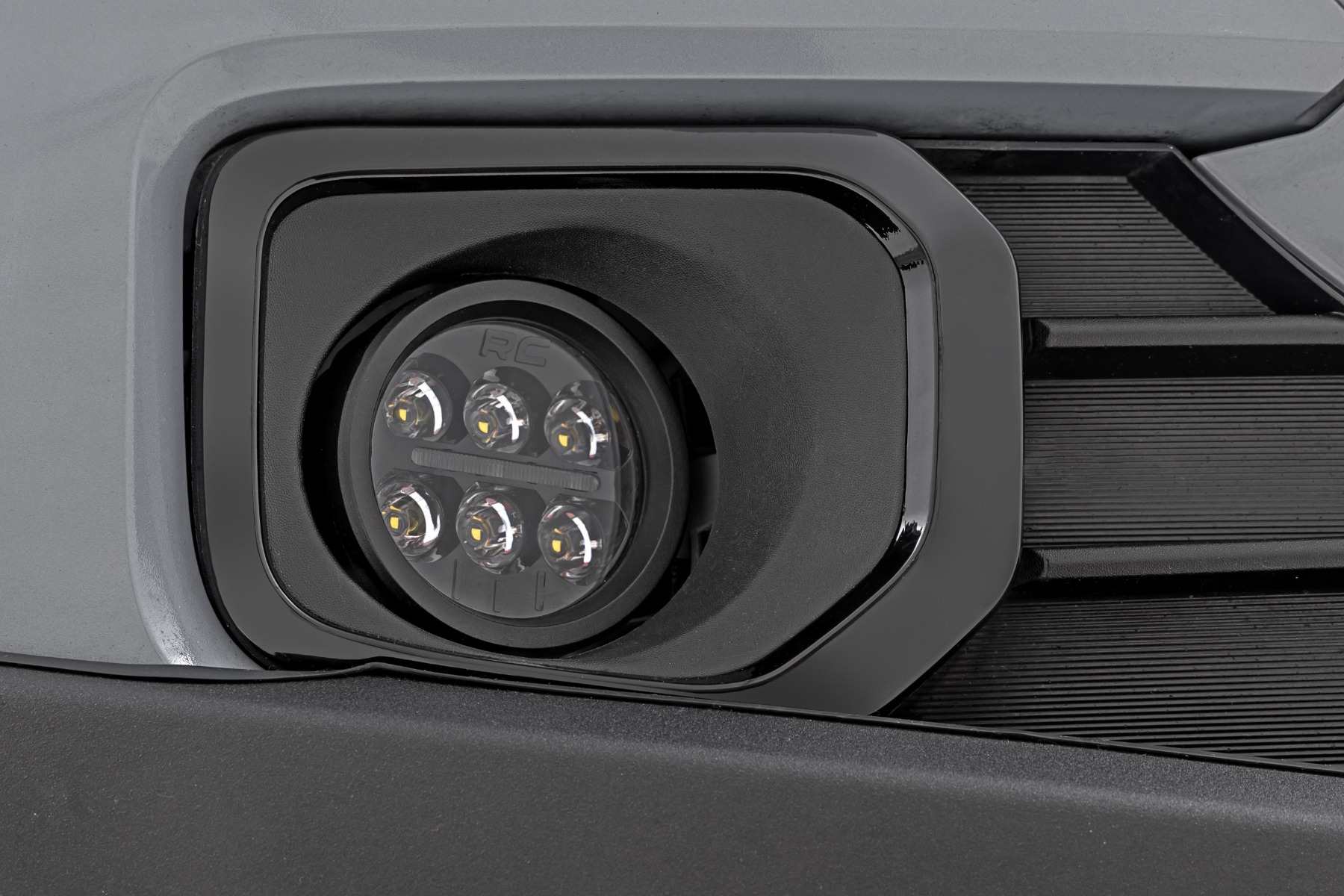 LED-Nebelscheinwerfer-Set | 3,5 Zoll, rund, Black Series | Gelbe Tagfahrleuchten | Toyota Tacoma (16–23)