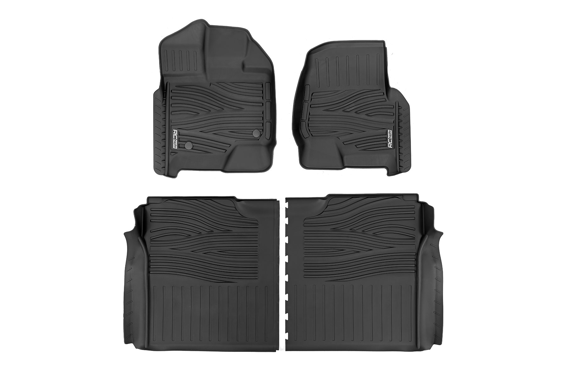 Flex-Fit-Fußmatten | vorne und hinten | Ford F-150 (15–26)/F-150 Lightning (22–26)/Raptor (17–25)