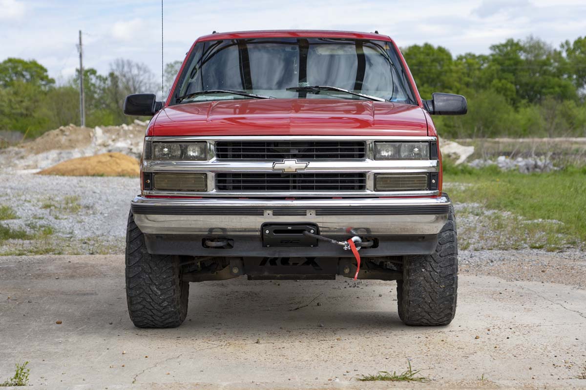 Verdeckte Montageplatte für die Seilwinde | Chevy C1500/K1500 Pickup & SUV mit Allradantrieb (1988–1999) — Bild 4