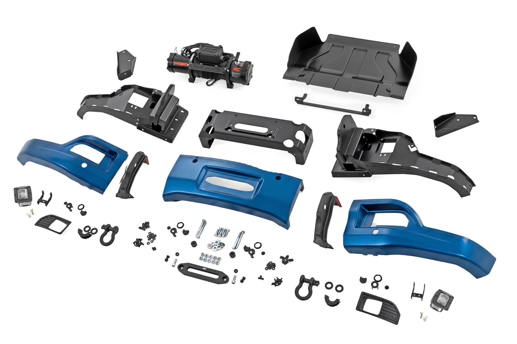 Front FXS Bumper | 12000S | GJV Riptide Blue | Chevy Silverado 1500 (23-26) — Bild 6