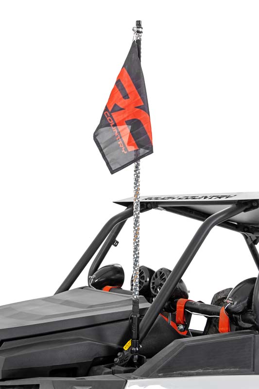 Peitschenhalterung | Käfig | 4' Mehrfarbiges LED-Peitschenpaar | Polaris RZR XP 1000 — Bild 5