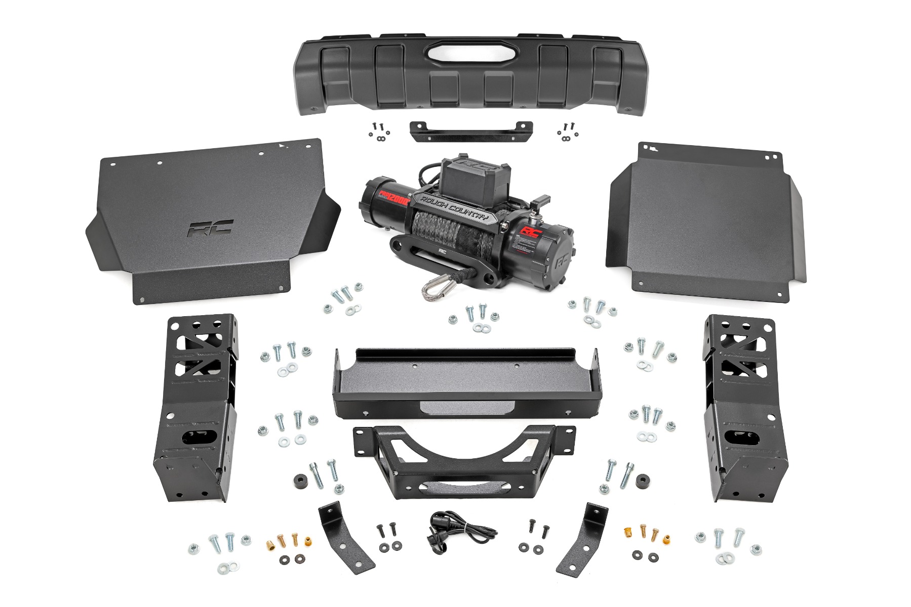FXS Verdeckte Seilwindenhalterung | PRO12000S | Toyota Tacoma 4WD (2024–2026)