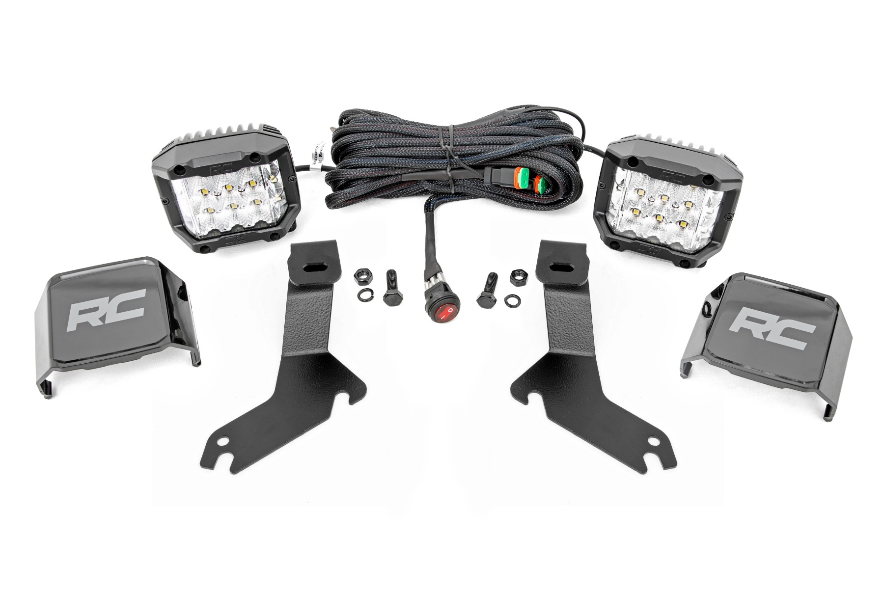 LED-Beleuchtungssatz | Einbau in die Achsverkleidung |  3" OSRAM | Breitstrahl | Chevy Silverado 1500 (99–06)/Tahoe (00–06)