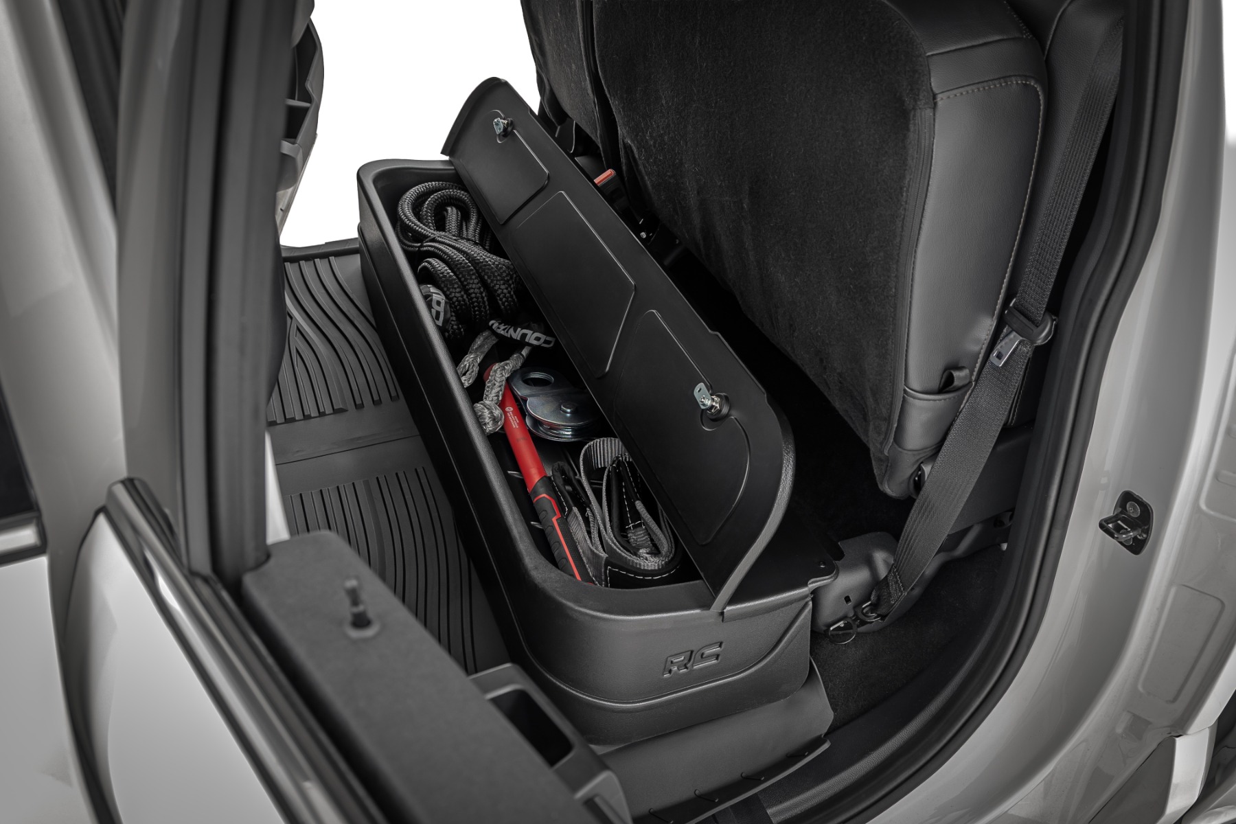 Stauraum unter dem Sitz mit abschließbarem Deckel | Ford F-150/F-250/F-350/Raptor (15–26)