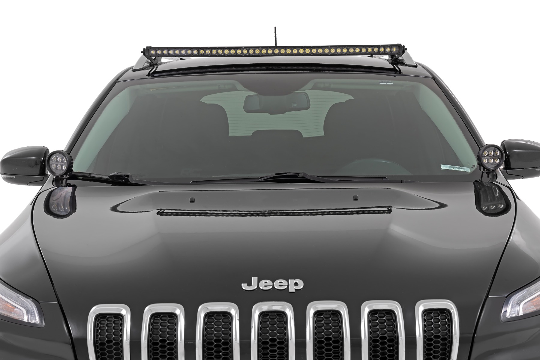 LED Light Kit | Ditch Mount | Black Series Round | 3.5 Inch | Amber DRL | Jeep Cherokee KL (14-21) — Bild 3
