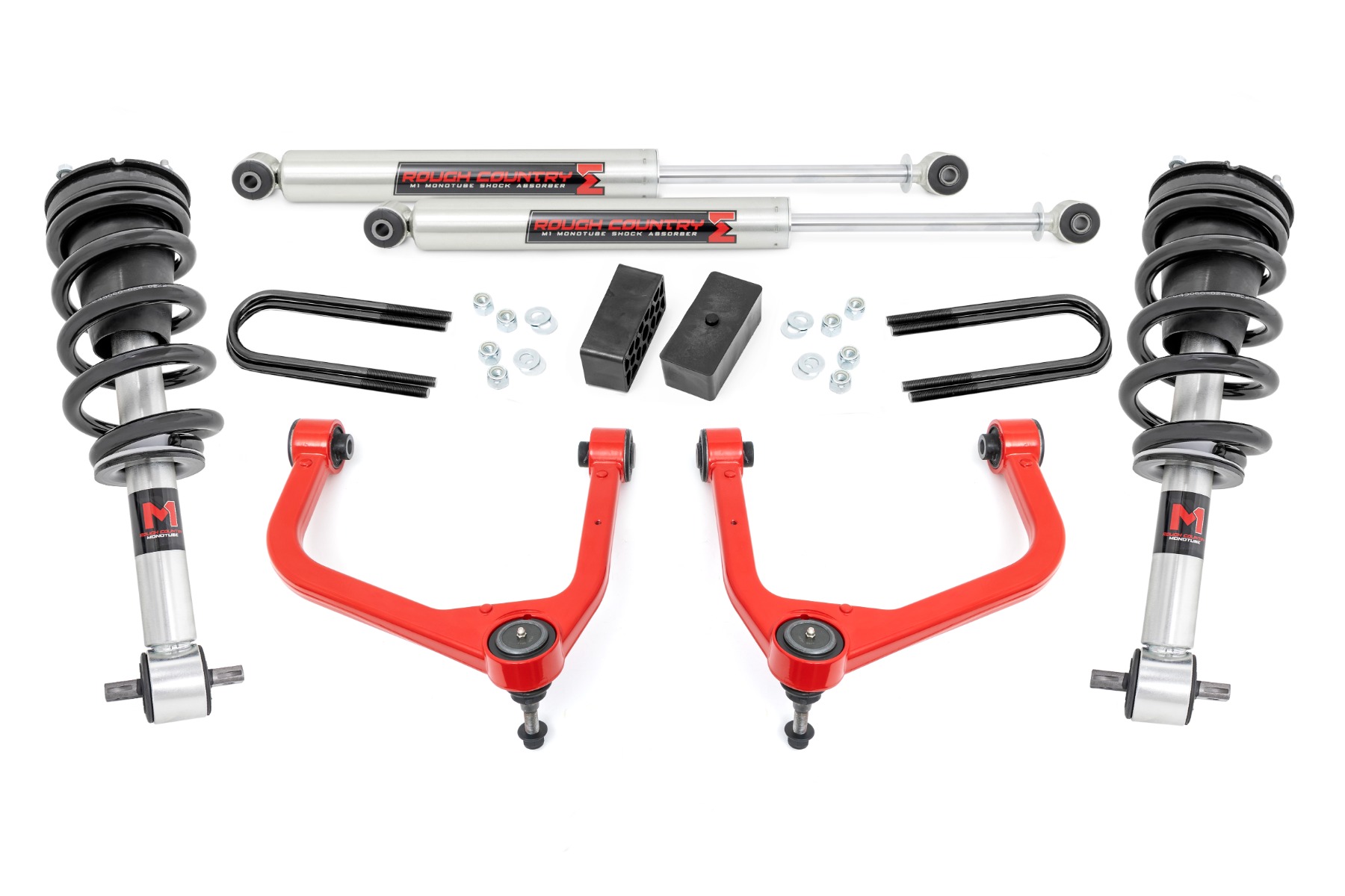 3,5-Zoll-Lift Kit | Einblattfeder hinten | M1-Federbeine | GMC Sierra 1500 (2025–2026)