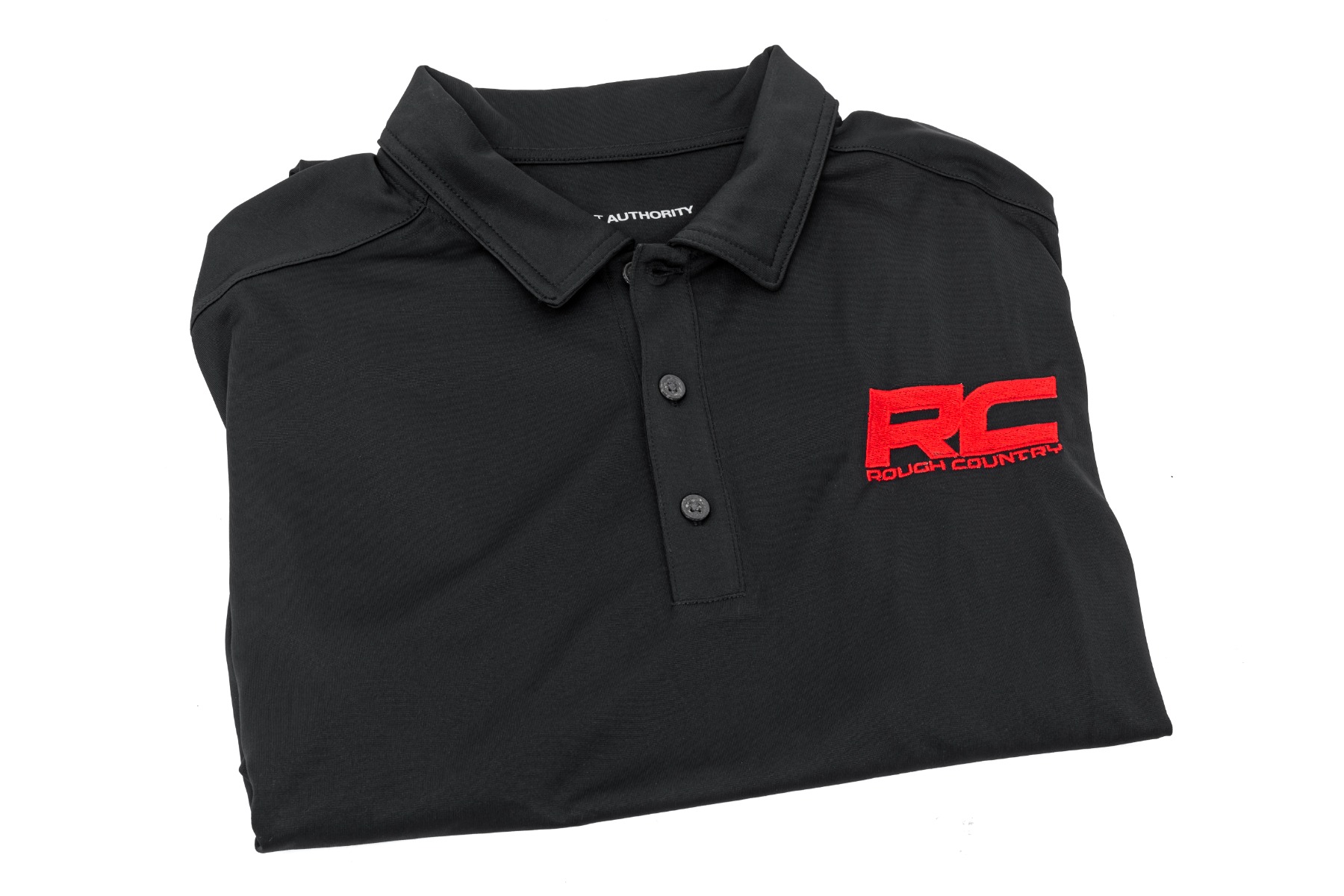 Rough Country Polo | Rough Country Logo | Schwarz | Feuchtigkeitstransportierend | Größe M — Bild 2