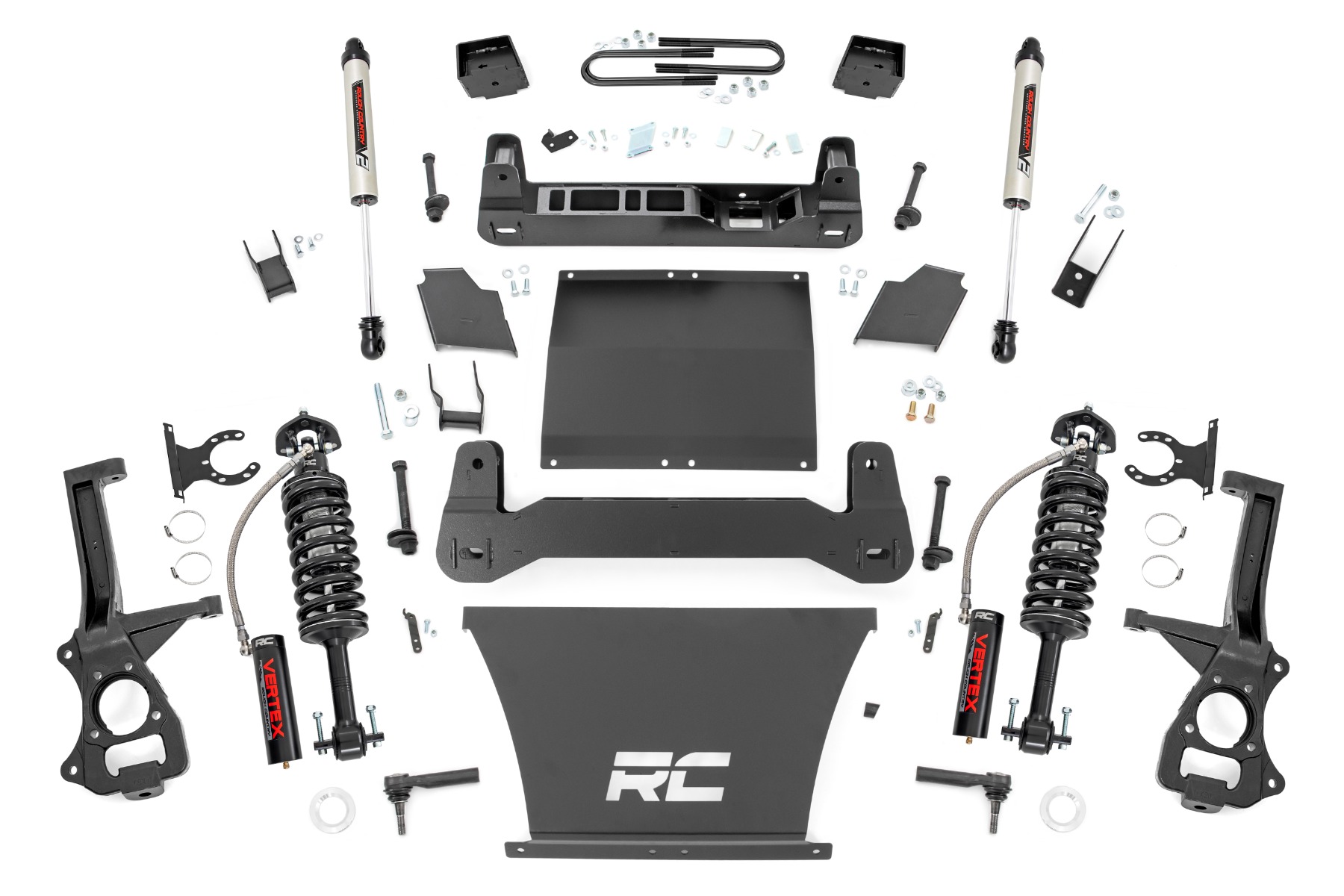 6 Inch Lift Kit | Mono Leaf Rear | Vertex/V2 | GMC Sierra 1500 2WD/4WD (19-24)