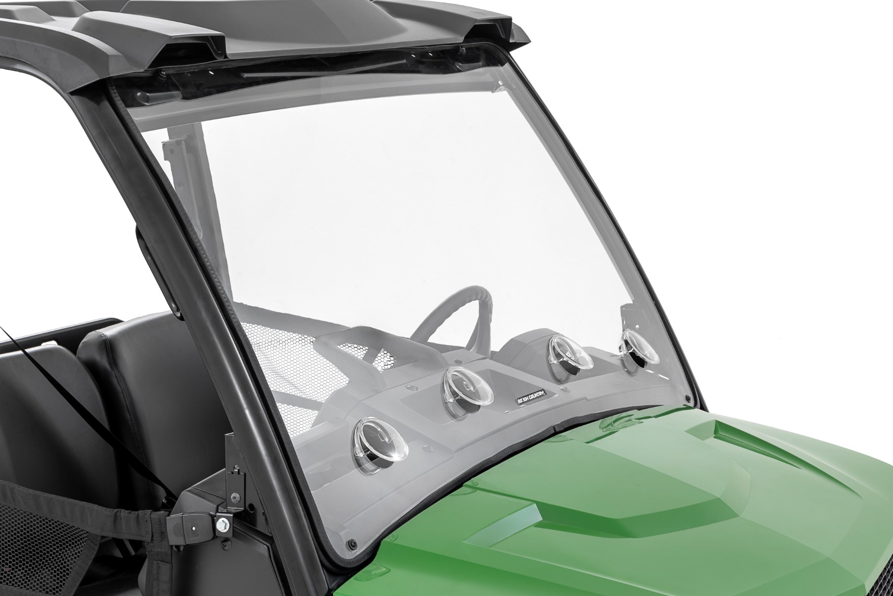 Belüftete Vollwindschutzscheibe | Kratzfest | John Deere Gator XUV 835 — Bild 2