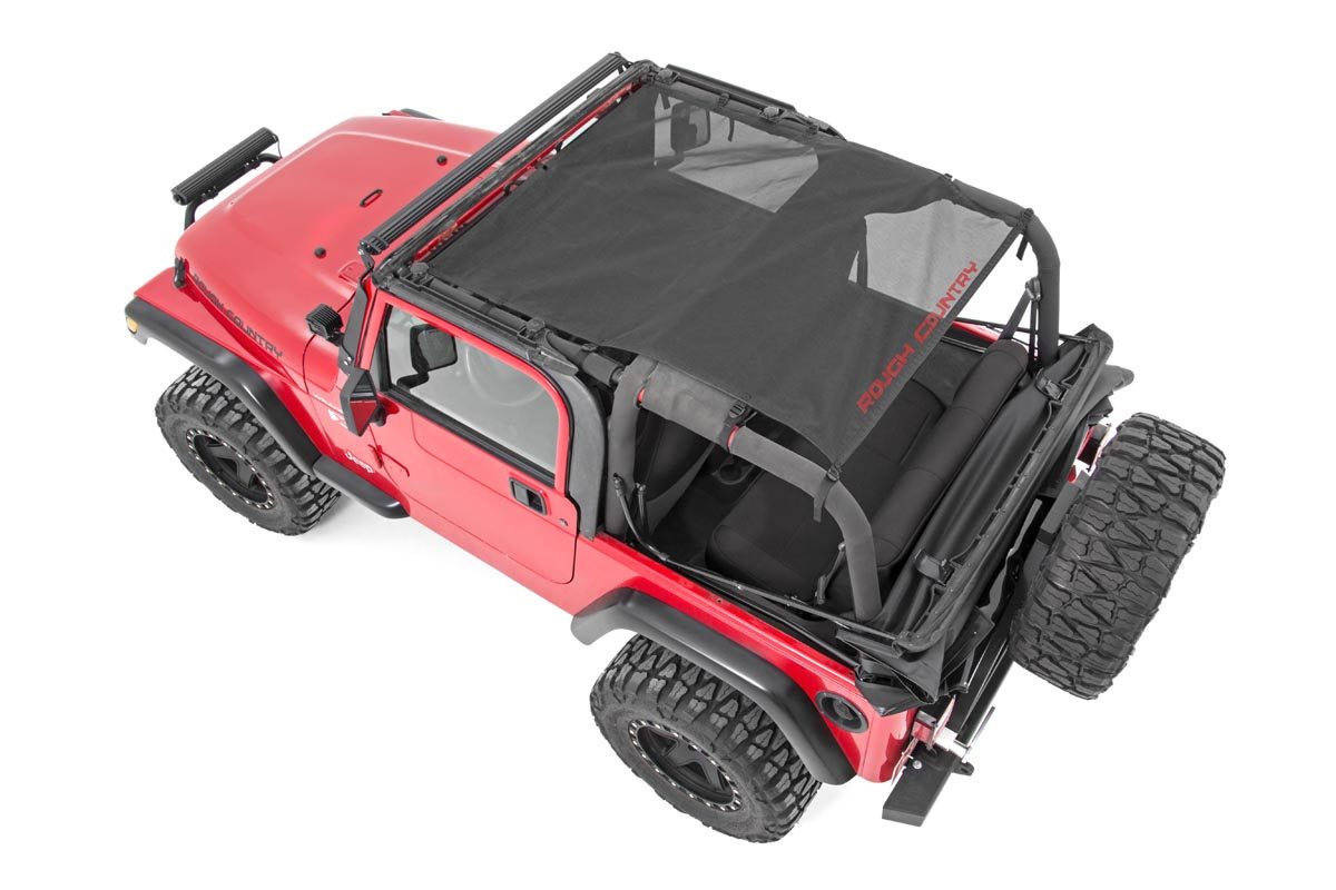 Mesh-Bikini-Oberteil Plus | Schwarz | Jeep Wrangler TJ (97–06)/Wrangler YJ (92–95)