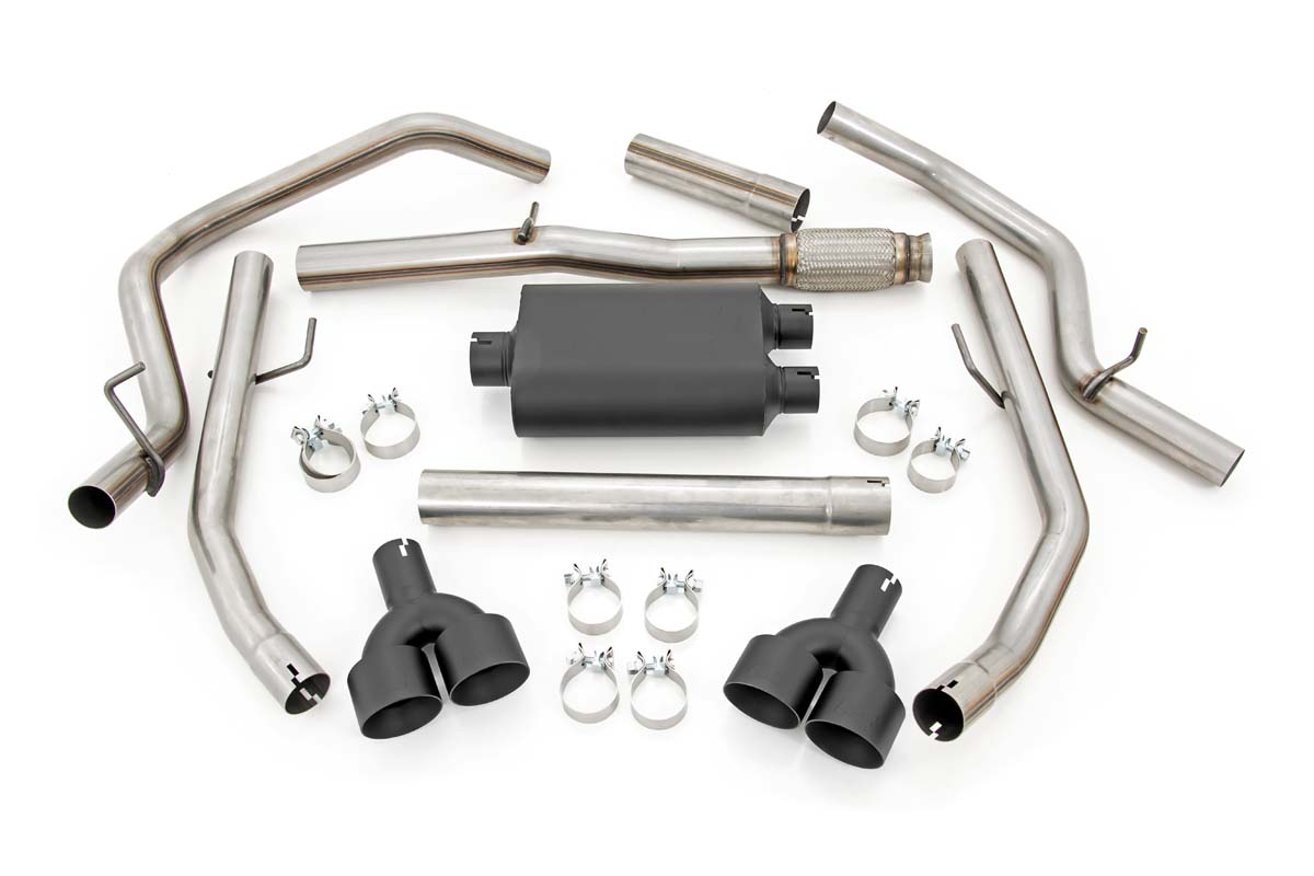 Hochleistungs-Cat-Back-Auspuff | 6,2 l | 5'8" & 6'6" Ladefläche | Chevy/GMC Sierra/Silverado 1500 (19–26) — Bild 2