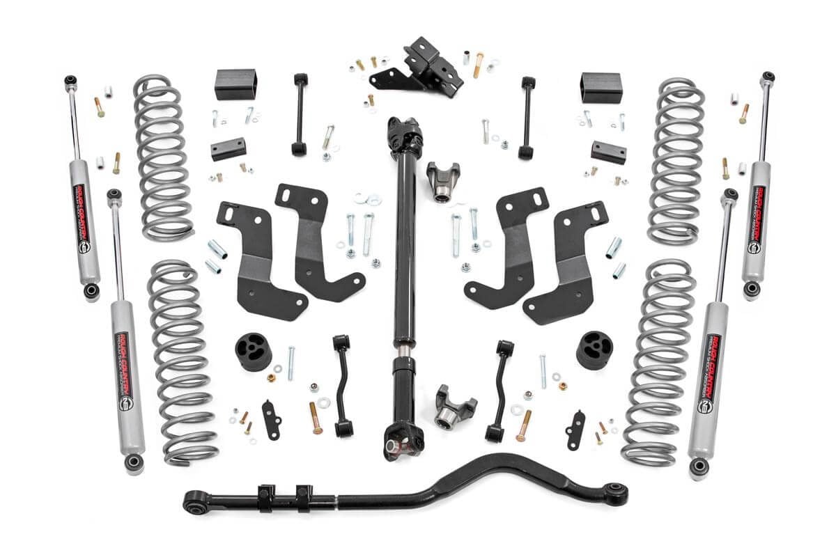 3,5-Zoll-Lift Kit | C/A-Tieferlegung | Vorne D/S | Jeep Wrangler JL 4WD (2024–2026)