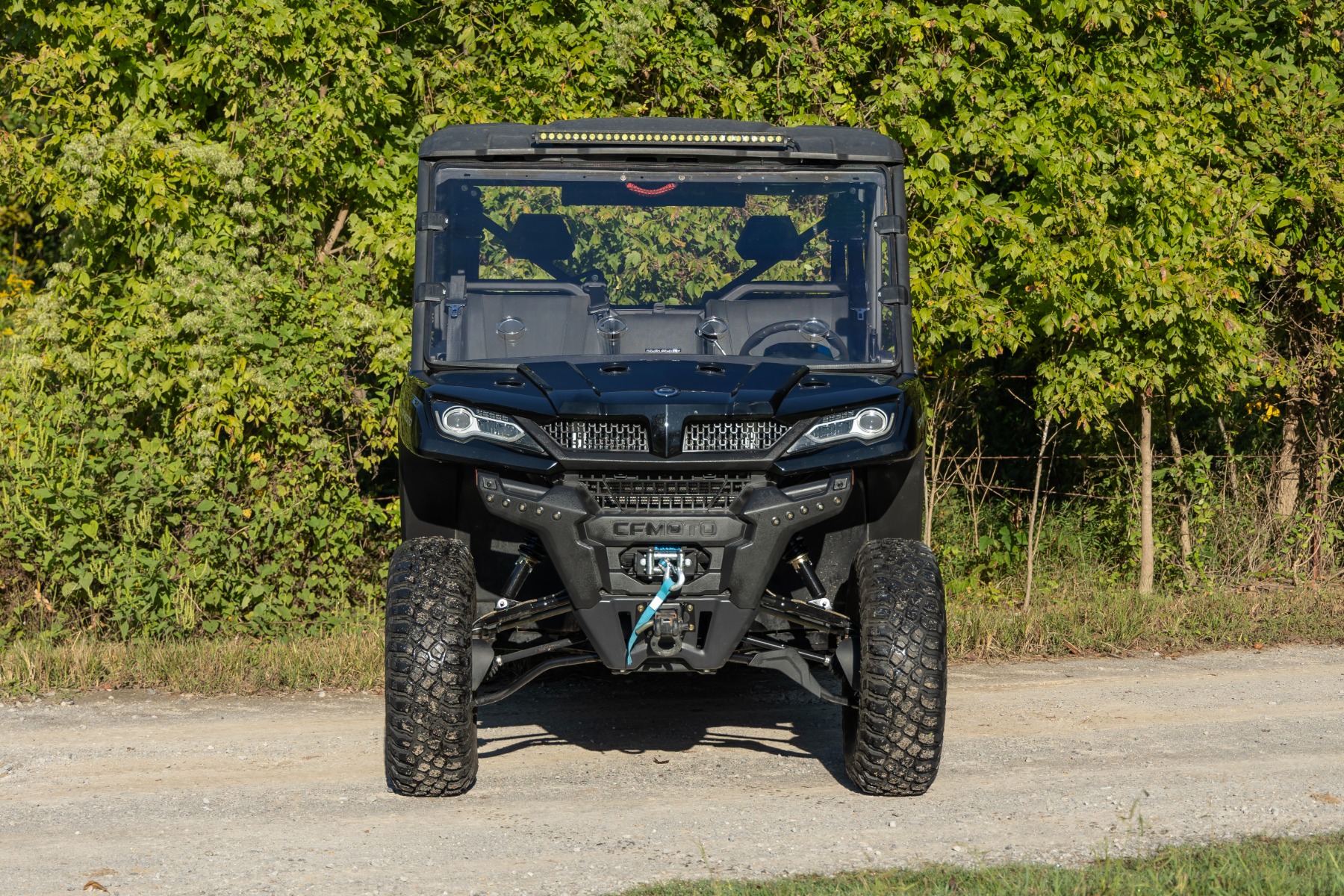 Belüftete Vollwindschutzscheibe | Kratzfest | CFMOTO UFORCE 1000 — Bild 5