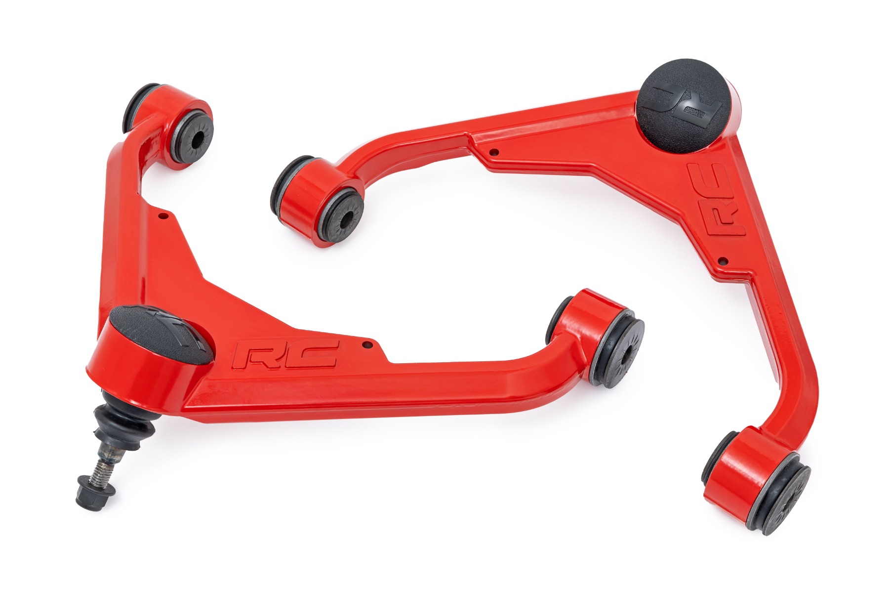 Rote geschmiedete obere Querlenker | 3-Zoll-Höherlegung | Chevy/GMC 2500HD (01–10)