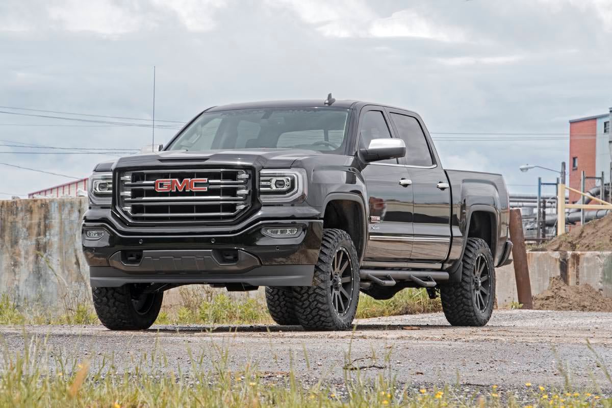 3,5-Zoll-Lift Kit | Obere Querlenker | N3-Federbeine | Chevy/GMC 1500 (07–13) | Rote Ausführung — Bild 2