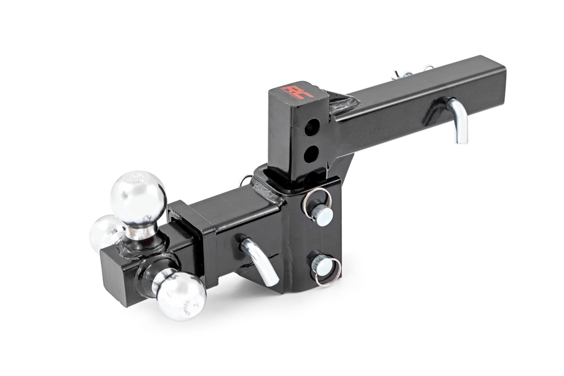 Adjustable Trailer Hitch | 6 Inch Drop | Multi-Ball Mount | Fits 2 Inch Receiver — Bild 5
