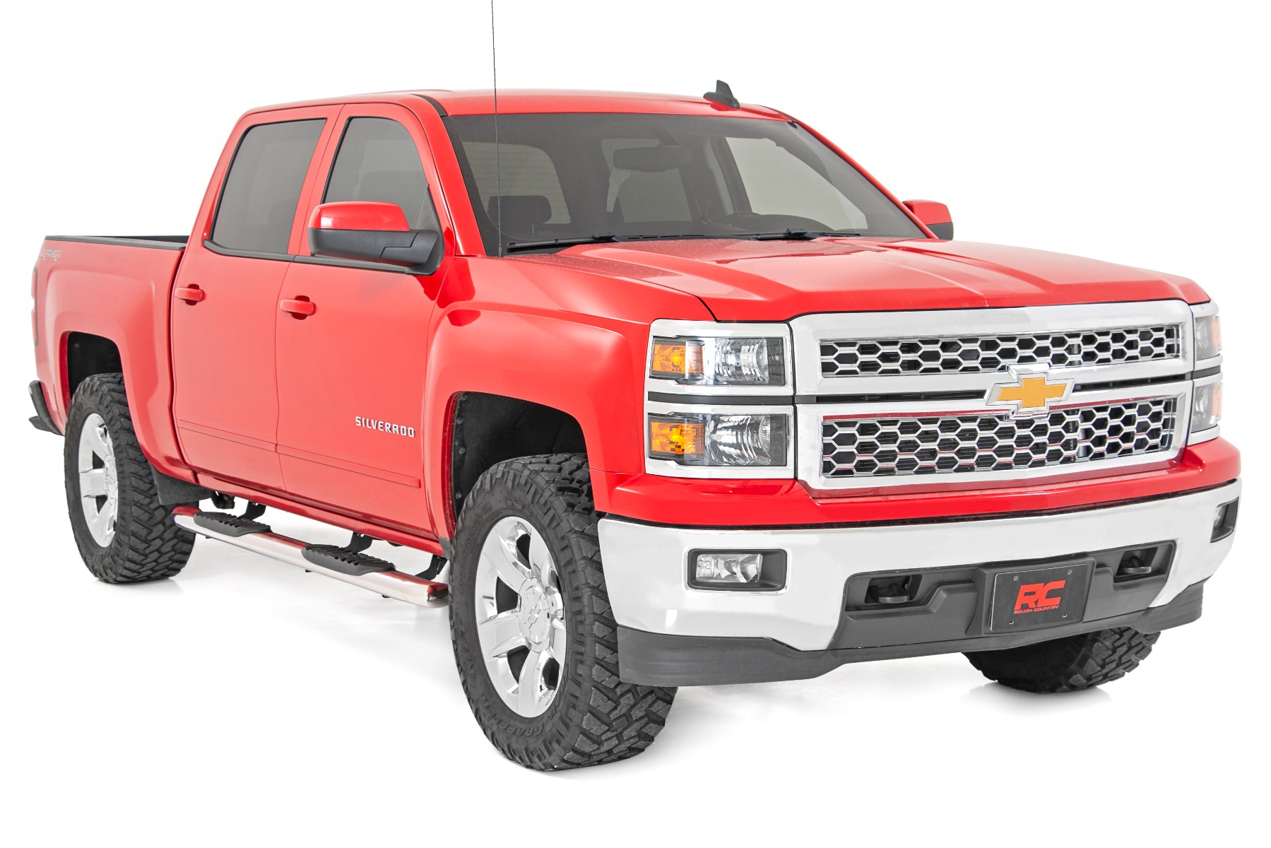 Ovale Nerf-Trittstufen | Edelstahl | Doppelkabine | DEF-Tank | Chevy/GMC 1500/2500HD/3500HD (07–19 & Classic) — Bild 3