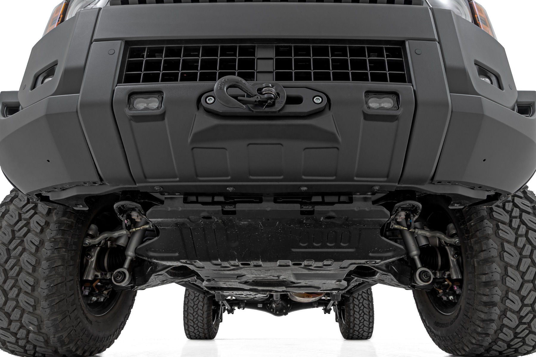 FXS Verdeckte Seilwinde-Halterung | Weiß SAE | Nebelscheinwerfer | Toyota Land Cruiser 4WD (24–26) — Bild 6