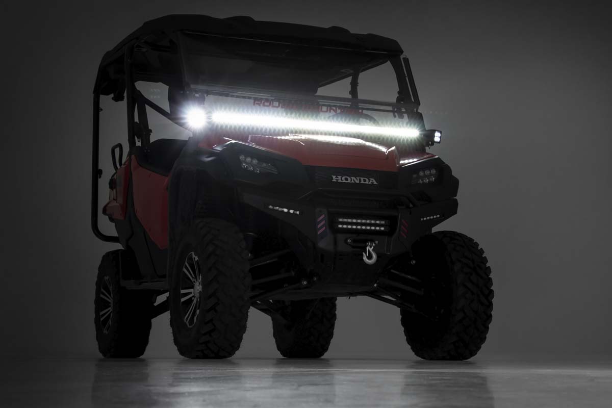 LED-Beleuchtungsset | Befestigung am Fahrerkorb | 50 Zoll Schwarz, einreihig | Honda Pioneer 1000/Pioneer 1000-6 — Bild 2