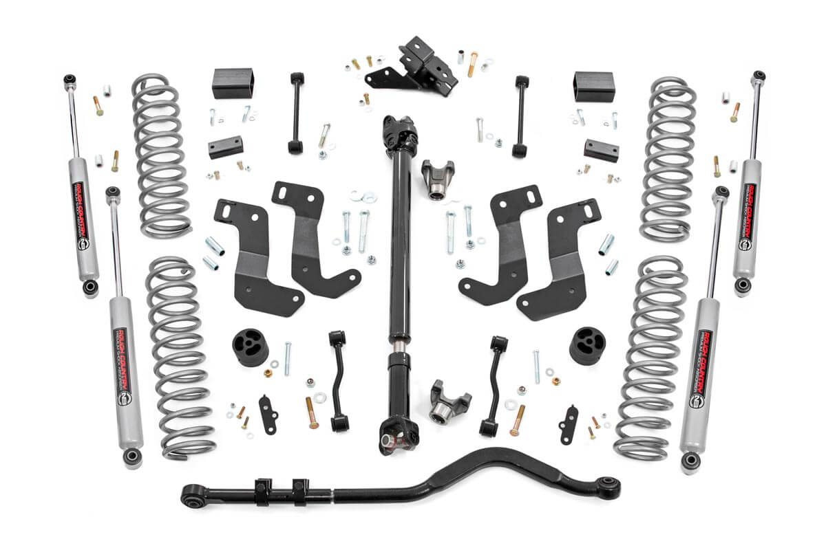 3,5-Zoll-Lift Kit | C/A-Tieferlegung | FR D/S | Jeep Wrangler Unlimited 4WD (24–26)