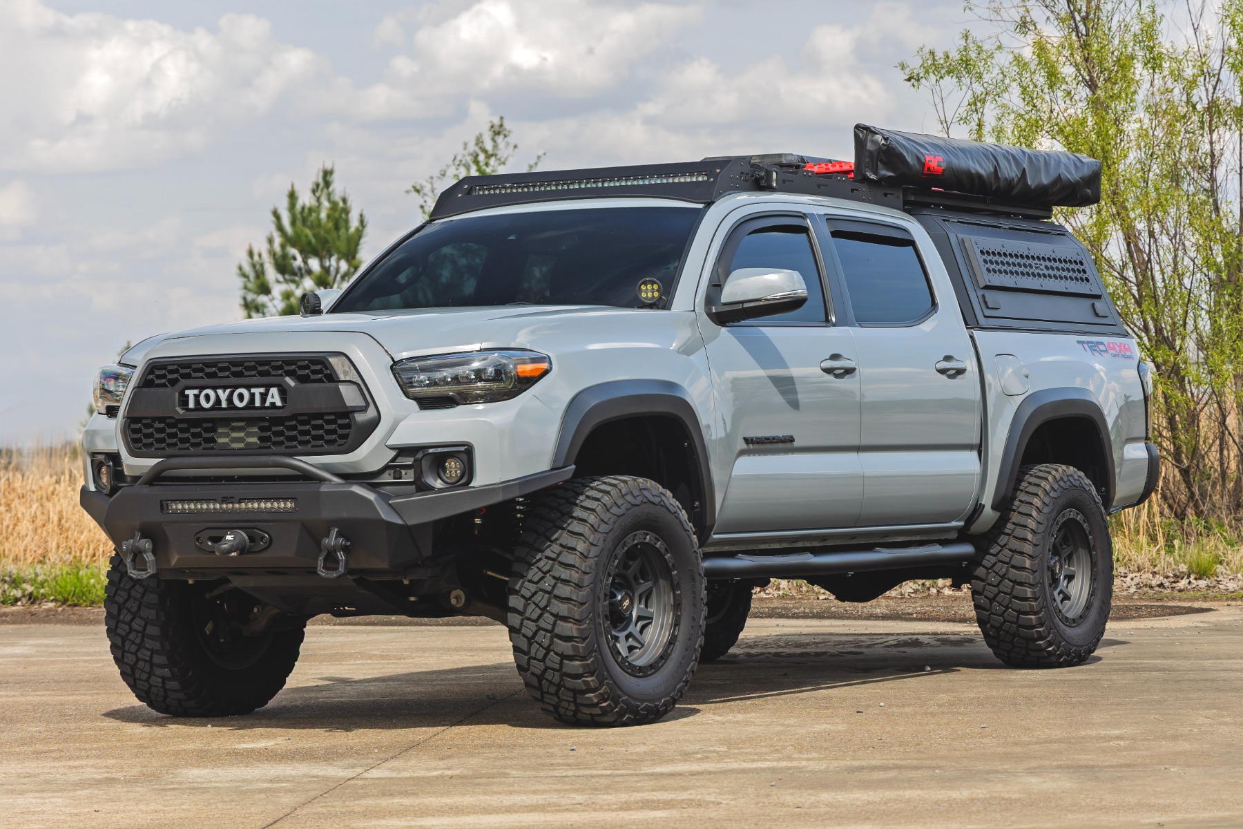 Trittrohre | 3-Zoll-Rohr | Doppelkabine | Toyota Tacoma 2WD/4WD (2005–2023) — Bild 8