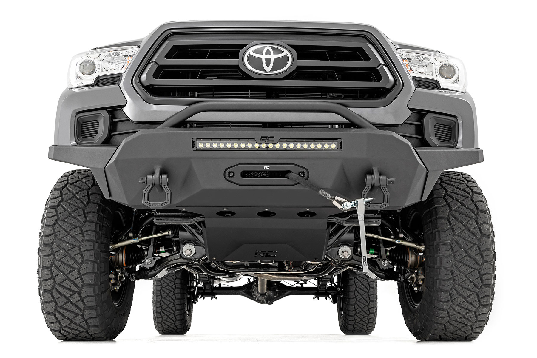 Frontstoßstange | Hybrid | 20 Zoll Schwarz-Weiß, LED-Tagfahrlicht | Toyota Tacoma 2WD/4WD (16–23) — Bild 3