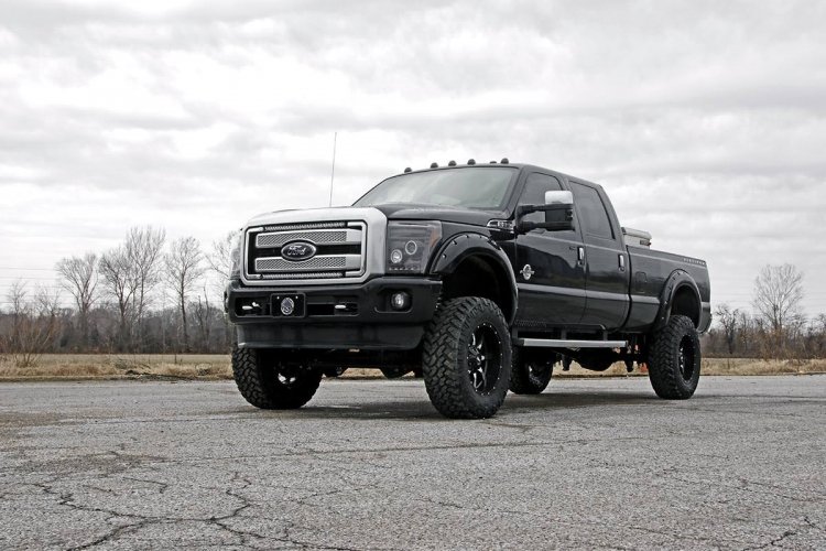 LED Light Kit | Grill | 30" Black Single Row | White DRL | Ford F-250/F-350 Super Duty (11-16) — Bild 5