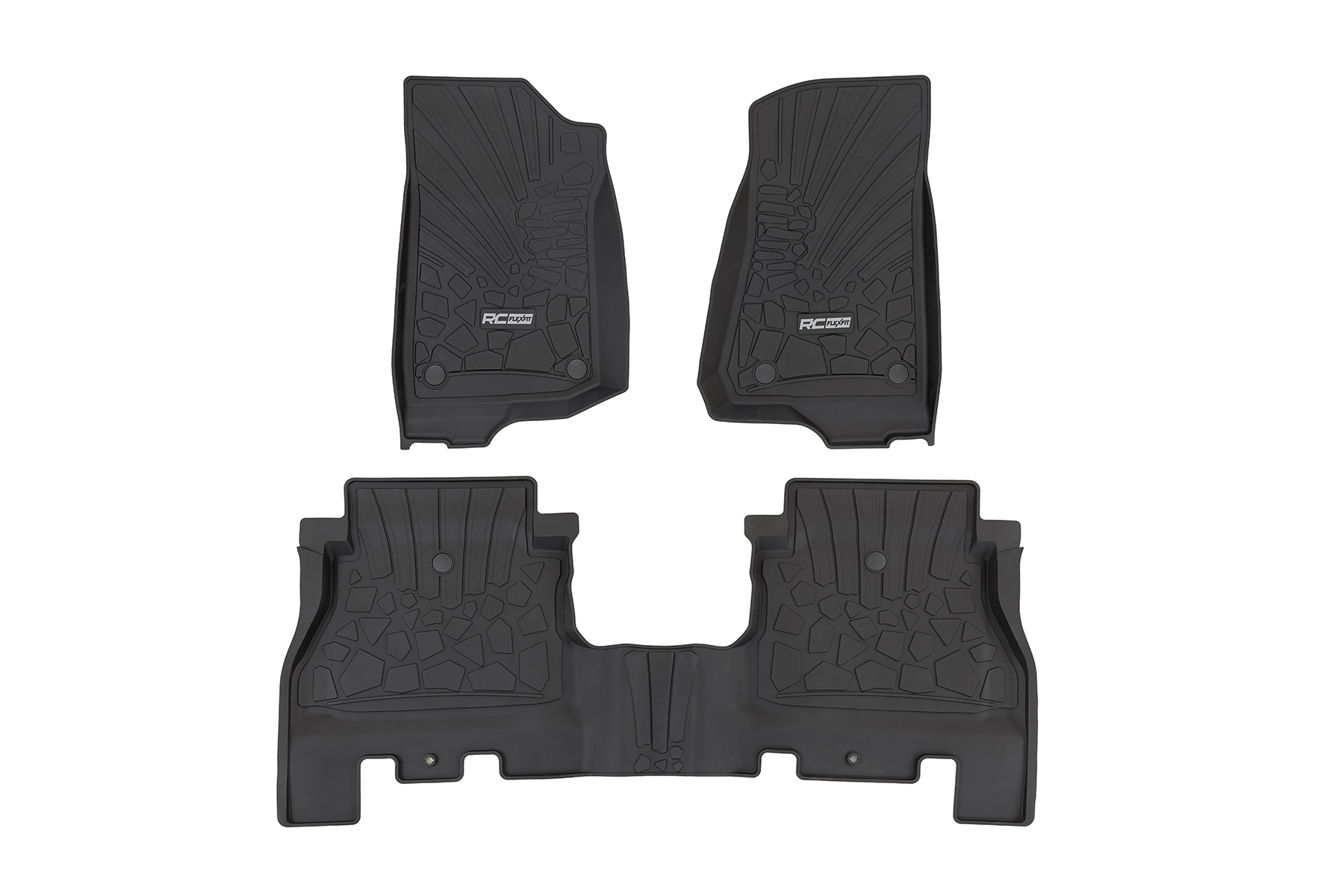 Flex Fit-Fußmatten | vorne und hinten | 4-türig | Jeep Wrangler Unlimited 4WD (18–26)