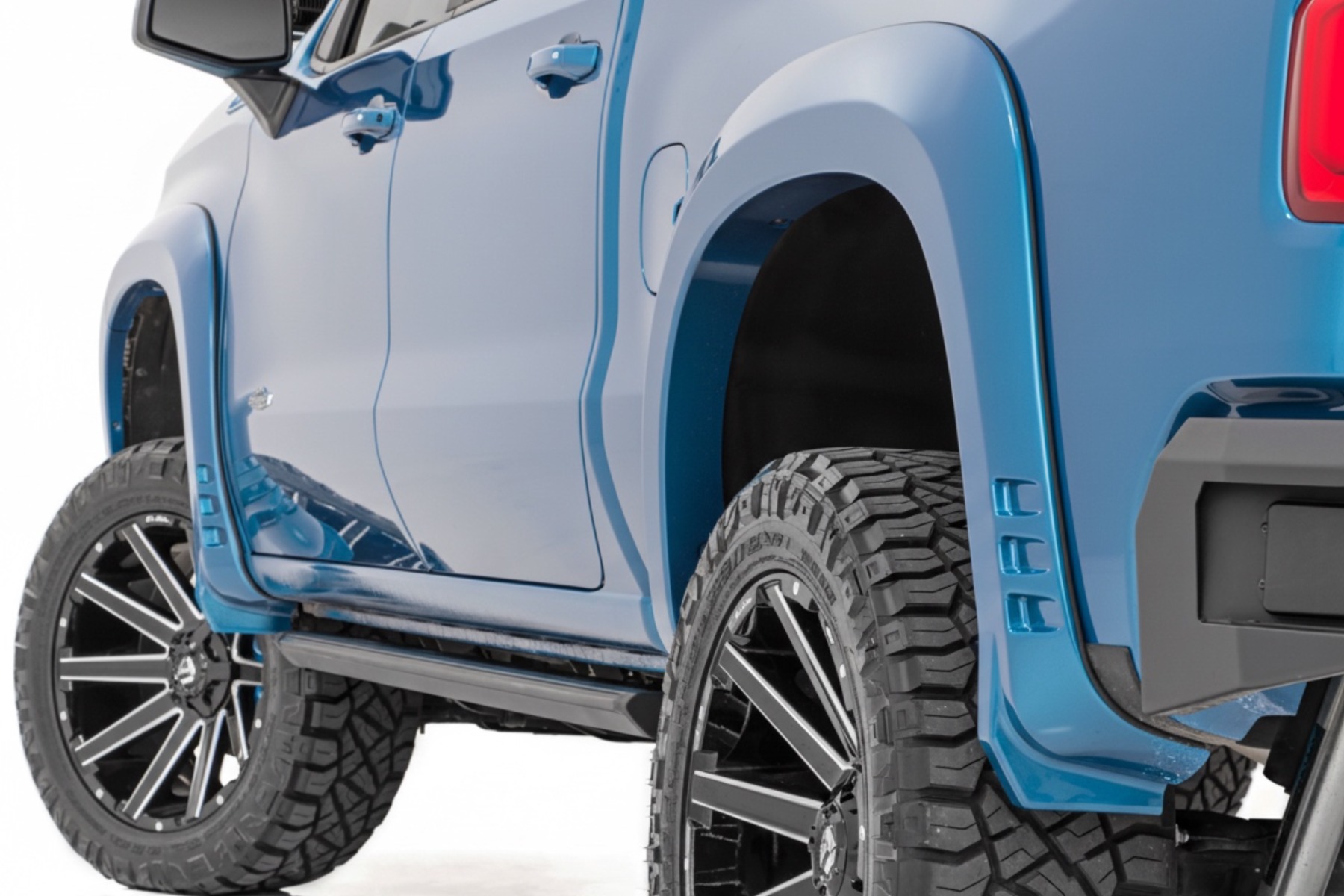 SF1 Kotflügelverbreiterungen | GLT Glacier Blue | Chevy Silverado 1500 2WD/4WD (2019–2026)