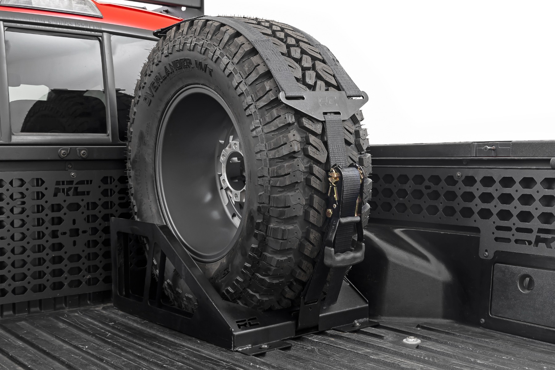 Reserveradhalterung für die Ladefläche | Universal | Für verschiedene Marken und Modelle (Chevy/Dodge/Ford/GMC/RAM)