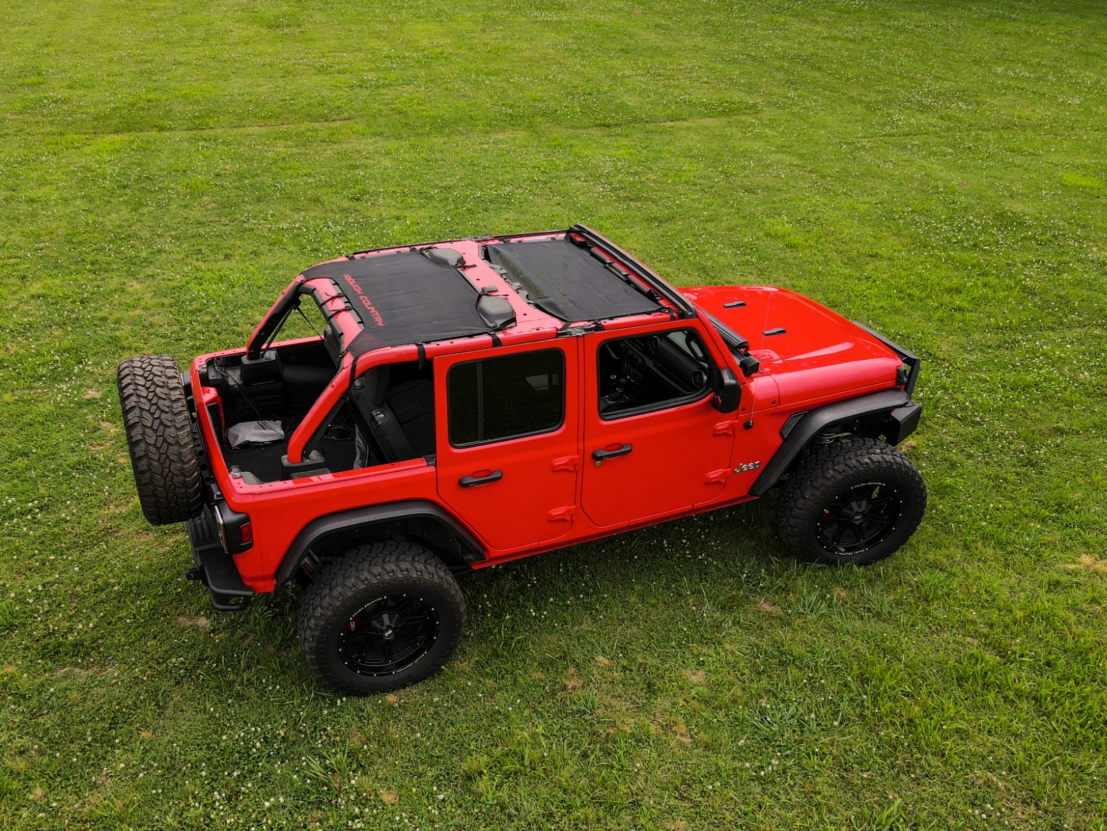 Mesh-Bikini-Oberteil Plus | Schwarz | Jeep Wrangler JL (21–23)/Wrangler Unlimited (18–23) — Bild 2