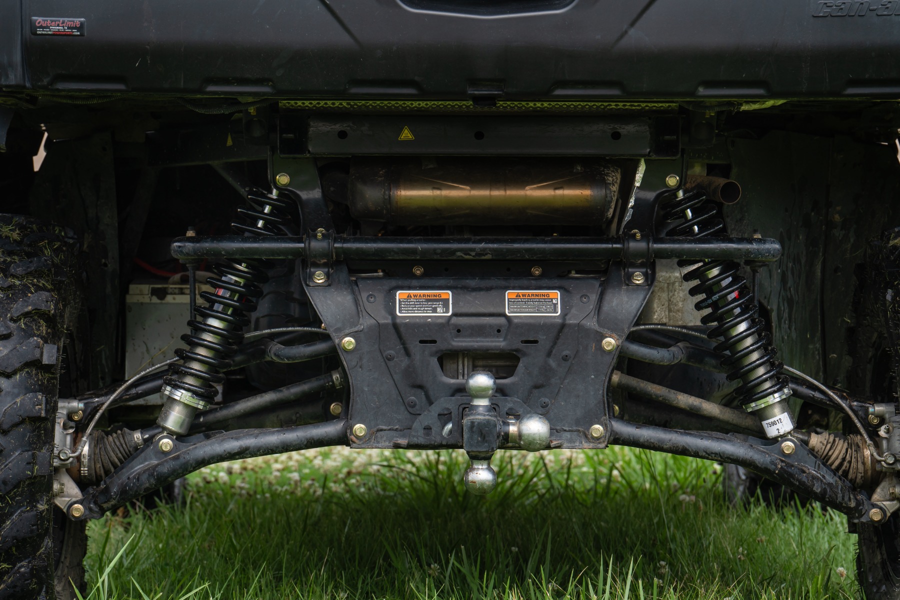 M1-Gewindefahrwerke hinten | Fahrhöhenverstellung | Can-Am Defender MAX HD10/PRO HD10 — Bild 4