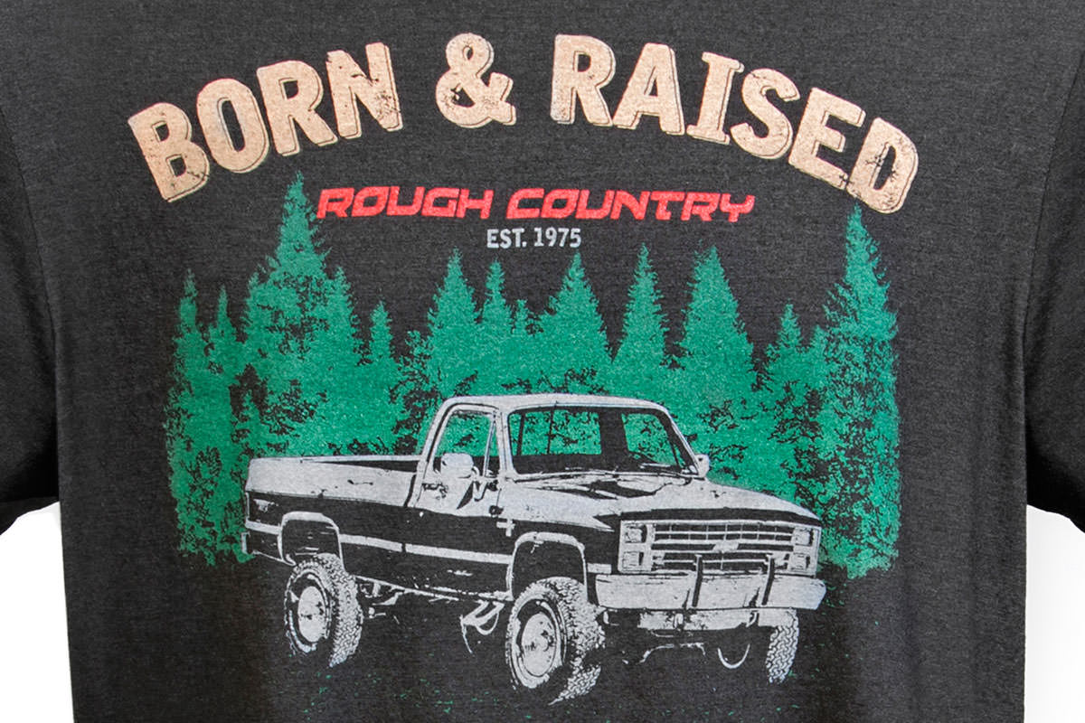 Rough Country T-Shirt | Born & Raised | Schwarz | 2XL — Bild 2