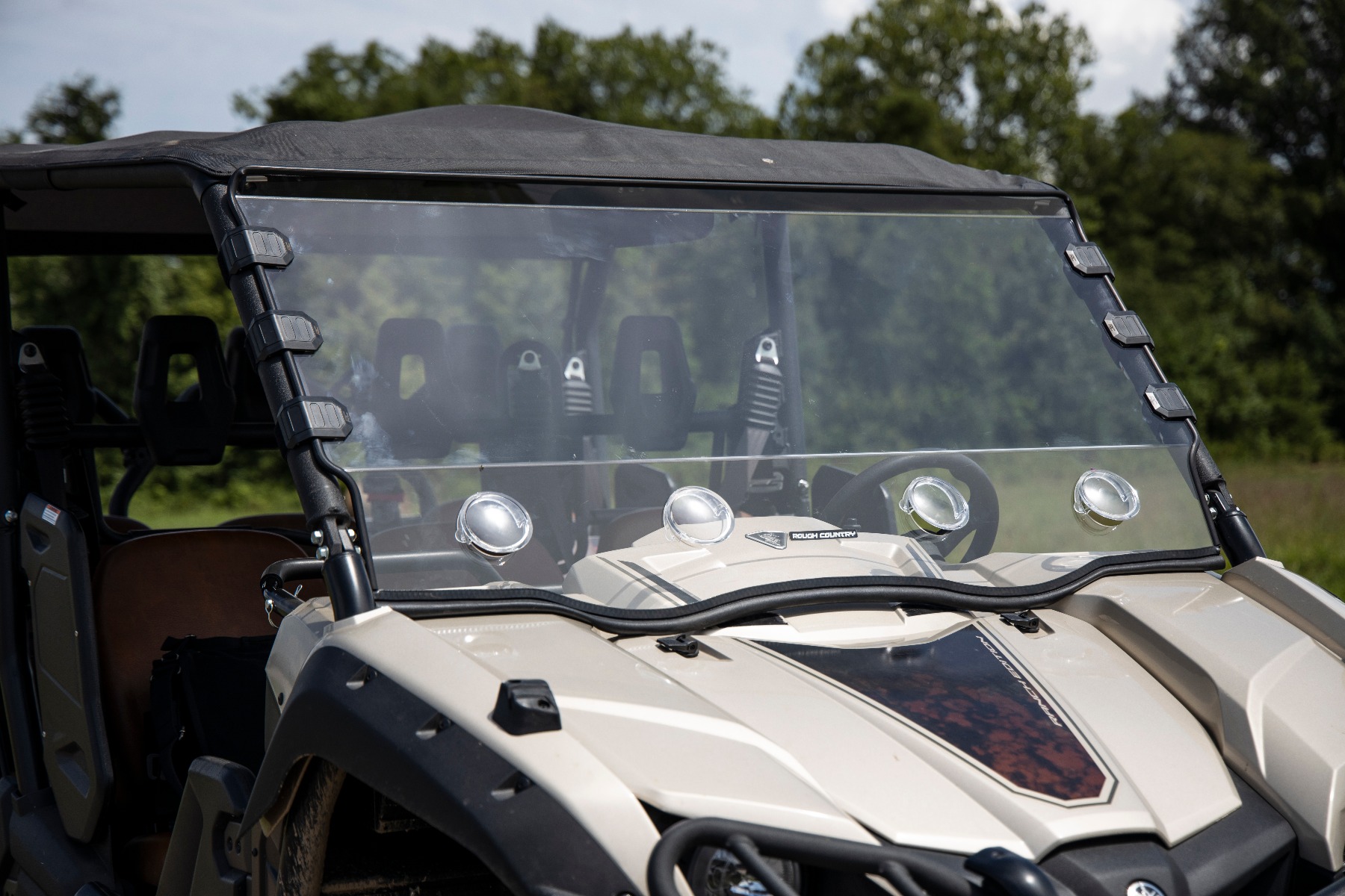 Belüftete Vollwindschutzscheibe | Kratzfest | Yamaha Viking 700 — Bild 6