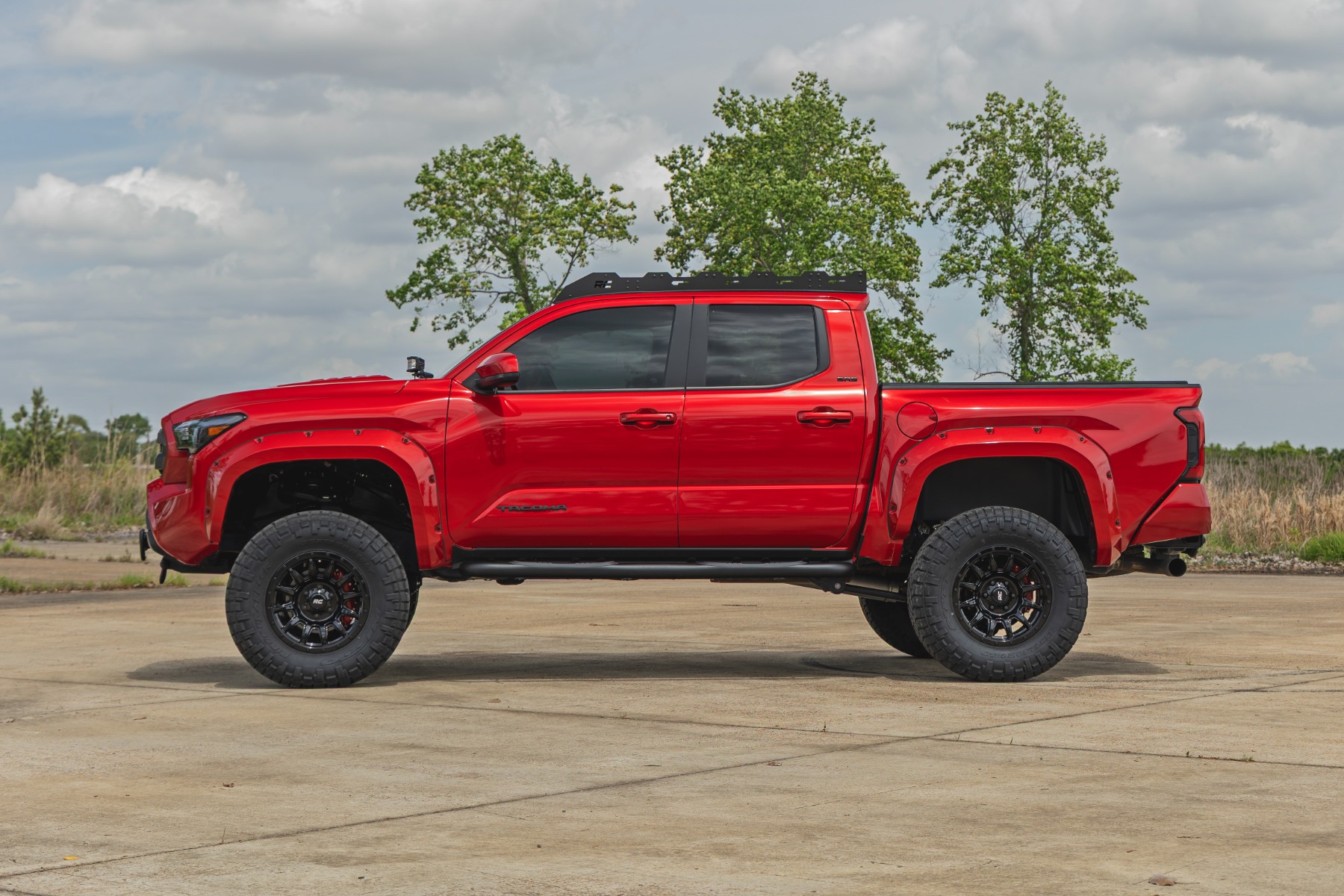 Trittrohre | 3-Zoll-Rohr | Doppelkabine | Toyota Tacoma 2WD/4WD (2024–2026) — Bild 2