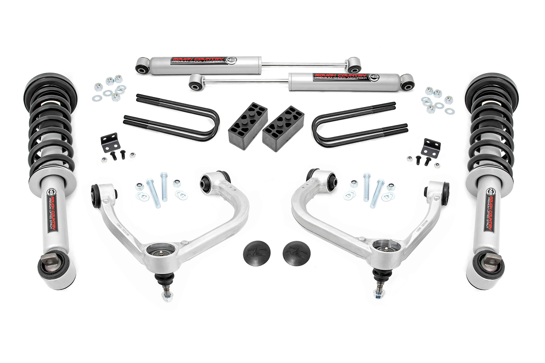 3-Zoll-Lift Kit | Geschmiedete obere Federbeine | N3-Federbeine | Ford F-150 4WD (2021–2026) — Bild 1