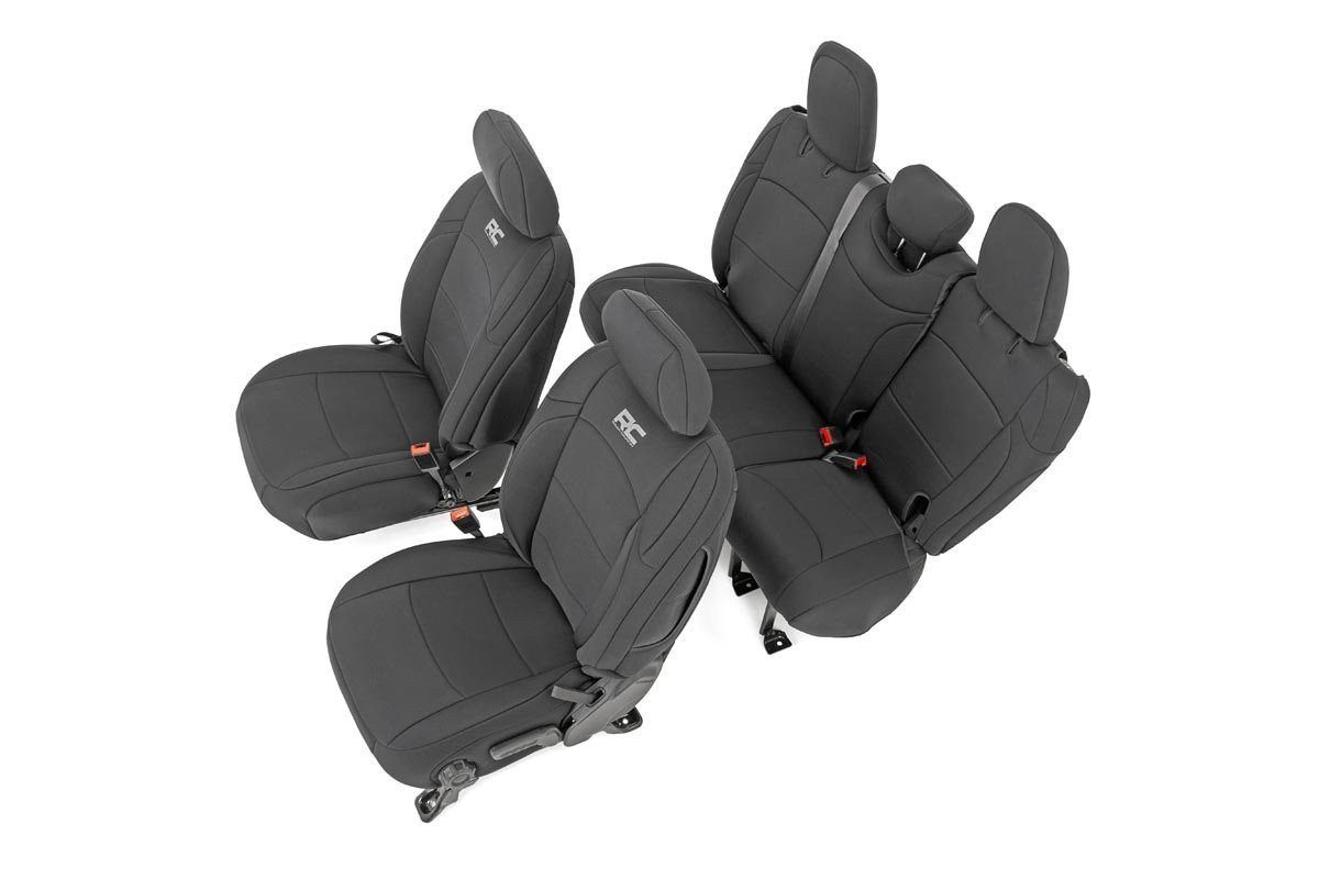 Sitzbezüge | Vorne und hinten mit Armlehne | Jeep Wrangler Unlimited 4WD (2018–2026)
