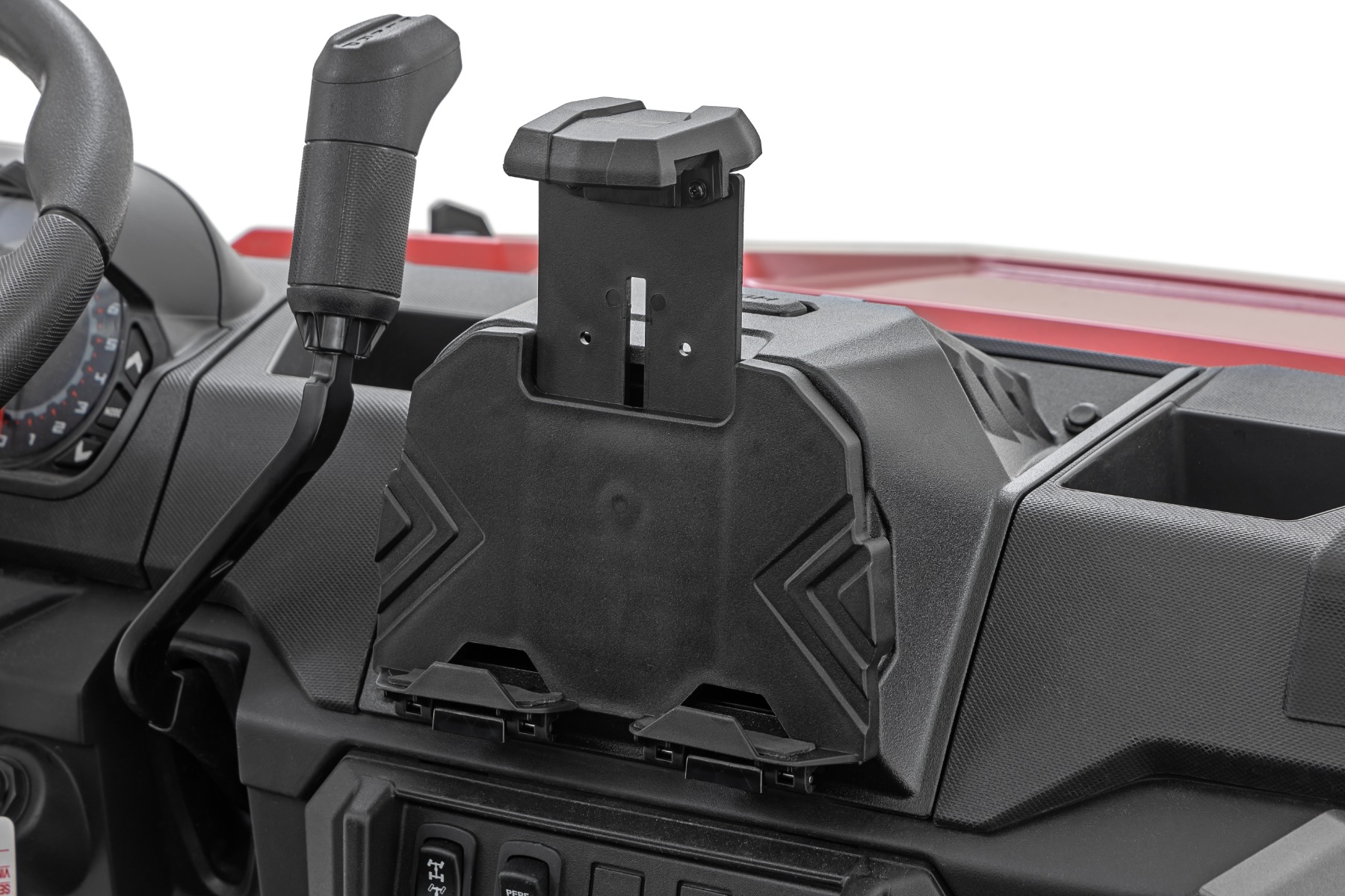 Stauraum in der Mittelkonsole | Tablet-Halterung | Polaris Ranger 1000