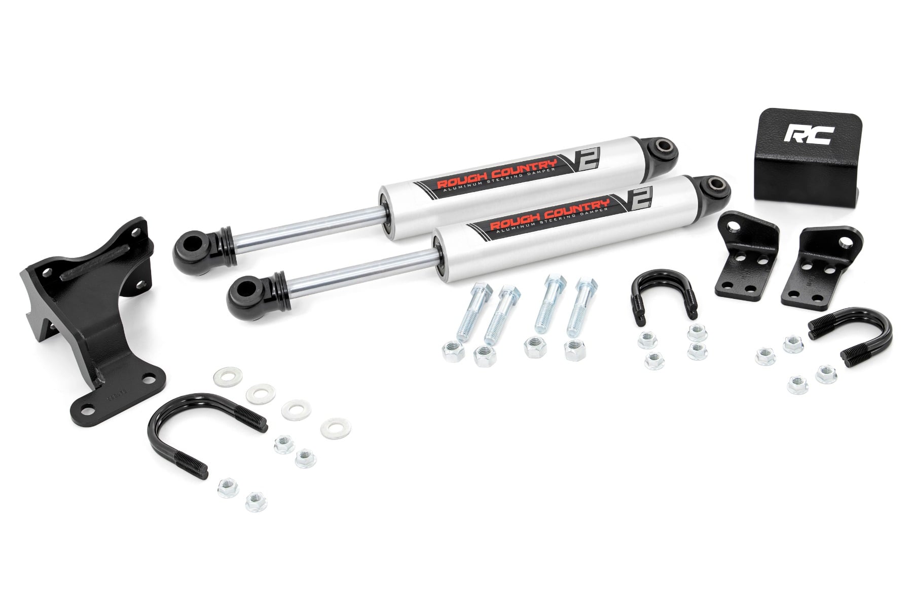 V2-Lenkungsstabilisator | Dual | 2–8 Zoll Höherlegung | Jeep Wrangler JK/Wrangler Unlimited (07–18) — Bild 2