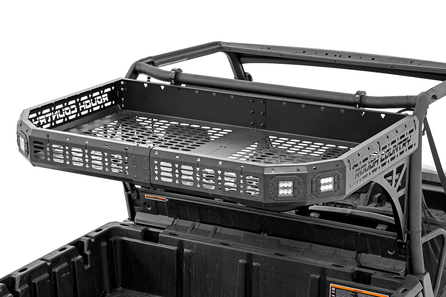 Gepäckträger | Zwei 2 Zoll schwarze LED-Paare | Unterputzmontage | Can-Am Defender HD 5/HD 8/HD 9/HD 10 — Bild 2