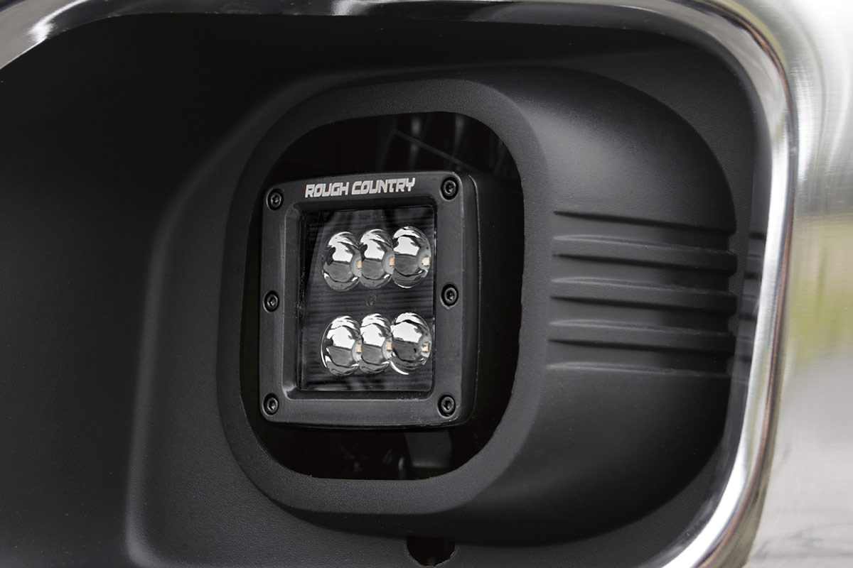 LED-Beleuchtungsset | Nebelscheinwerferhalterung | 2 Zoll Schwarz, Paar | Ford F-250/F-350 Super Duty (2011–2016) — Bild 2