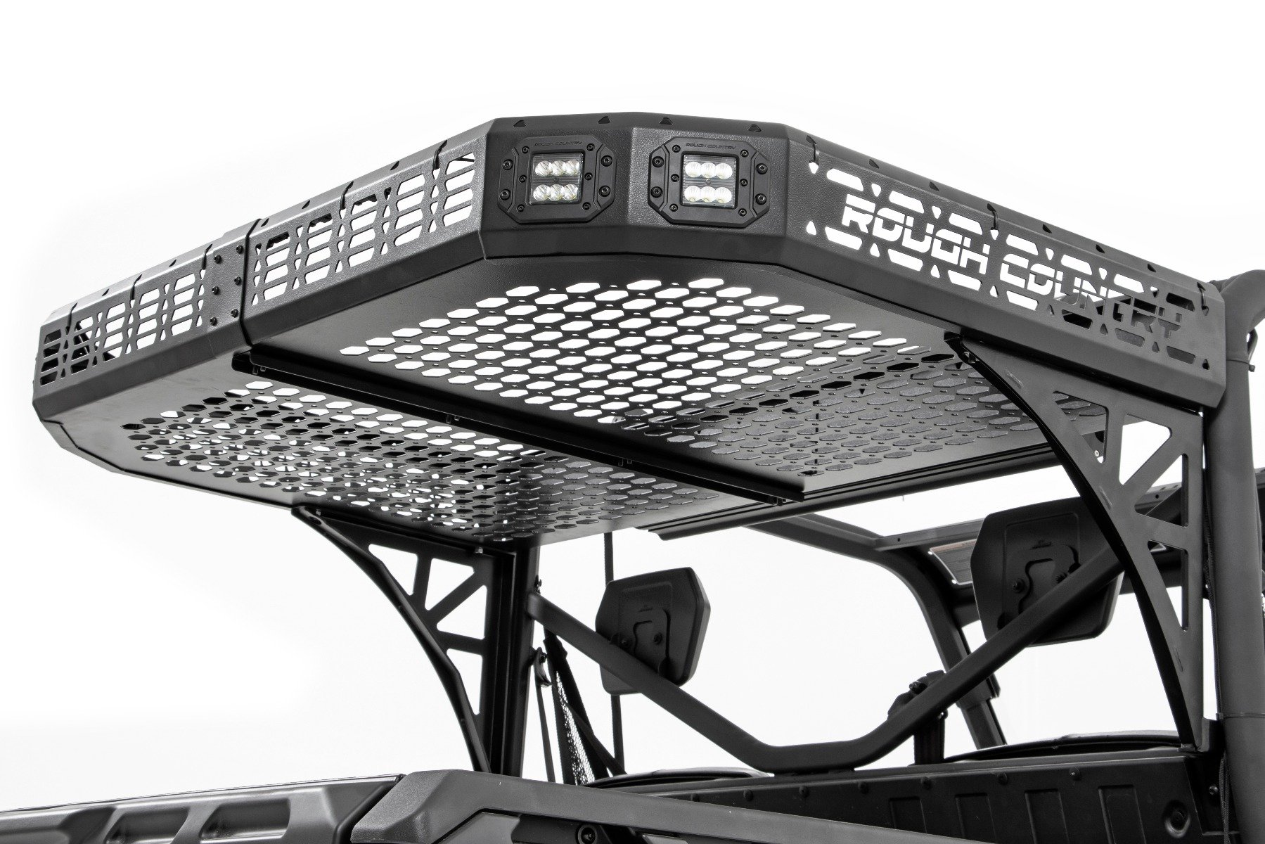 Gepäckträger | Dual 2 Zoll Schwarze LED-Paare | Unterputzmontage | Polaris Ranger XP 1000 — Bild 2